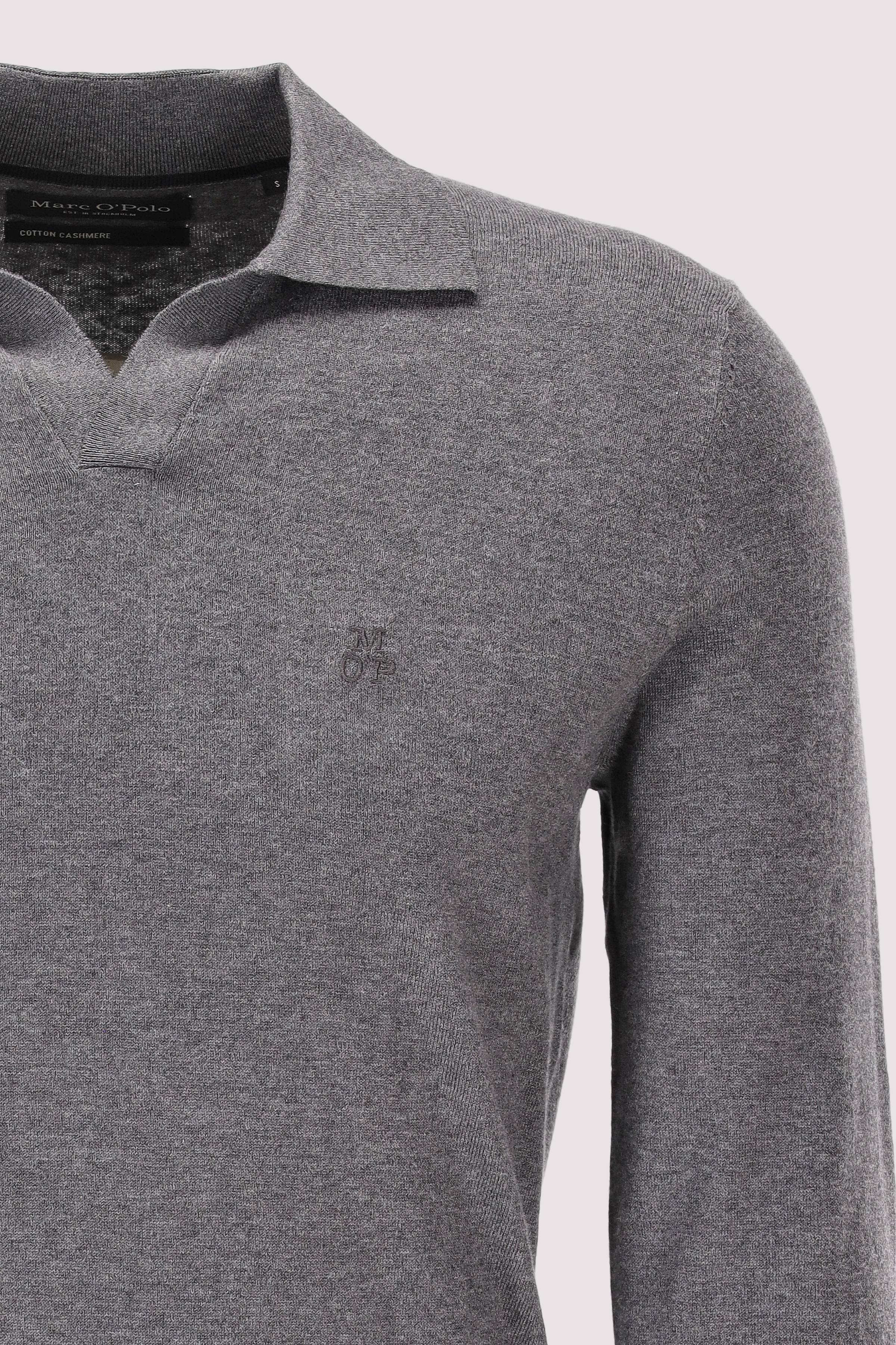 Marc O Polo Casual - Pullover with open polo collar