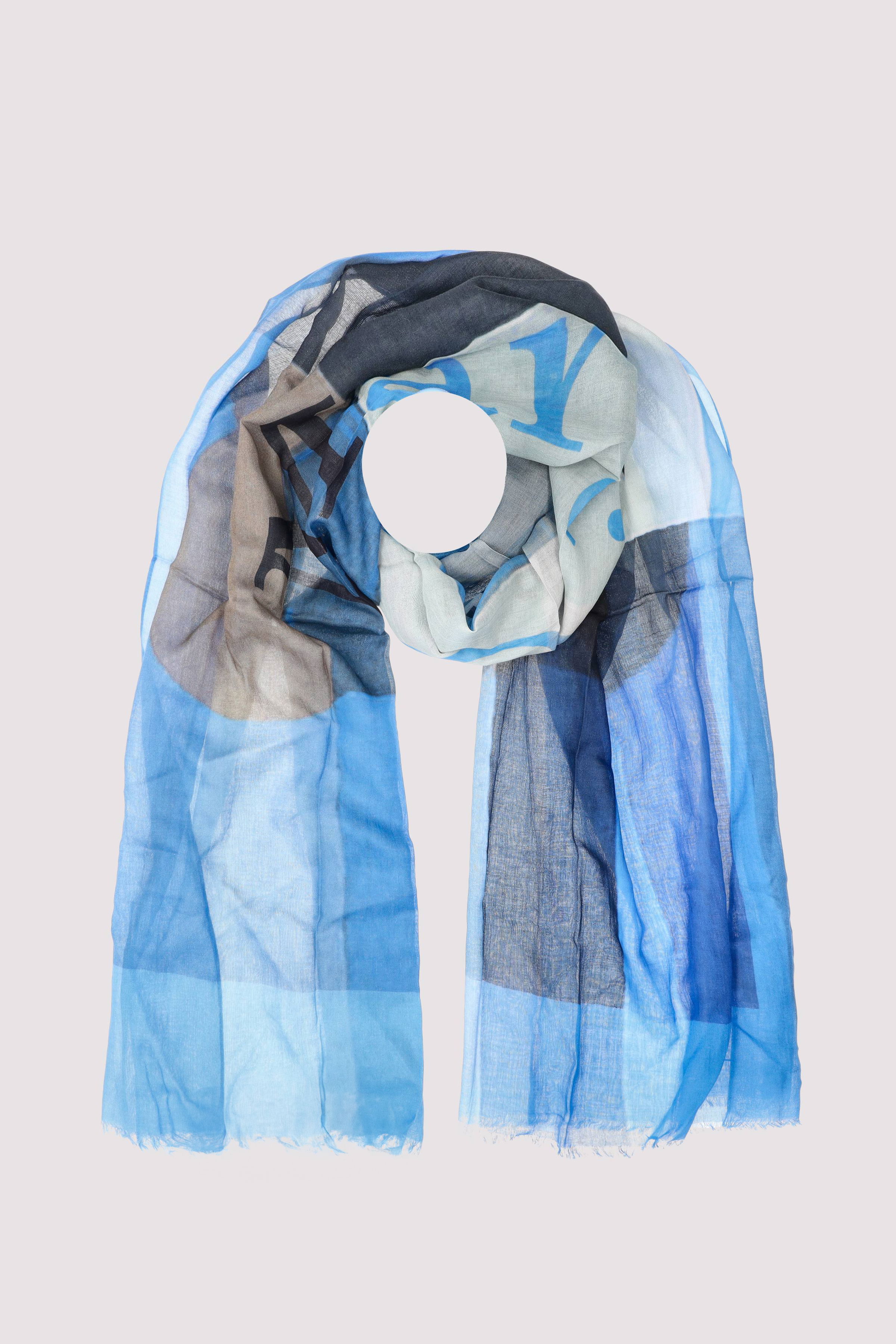 Scarf, woven, cotton-modal, va