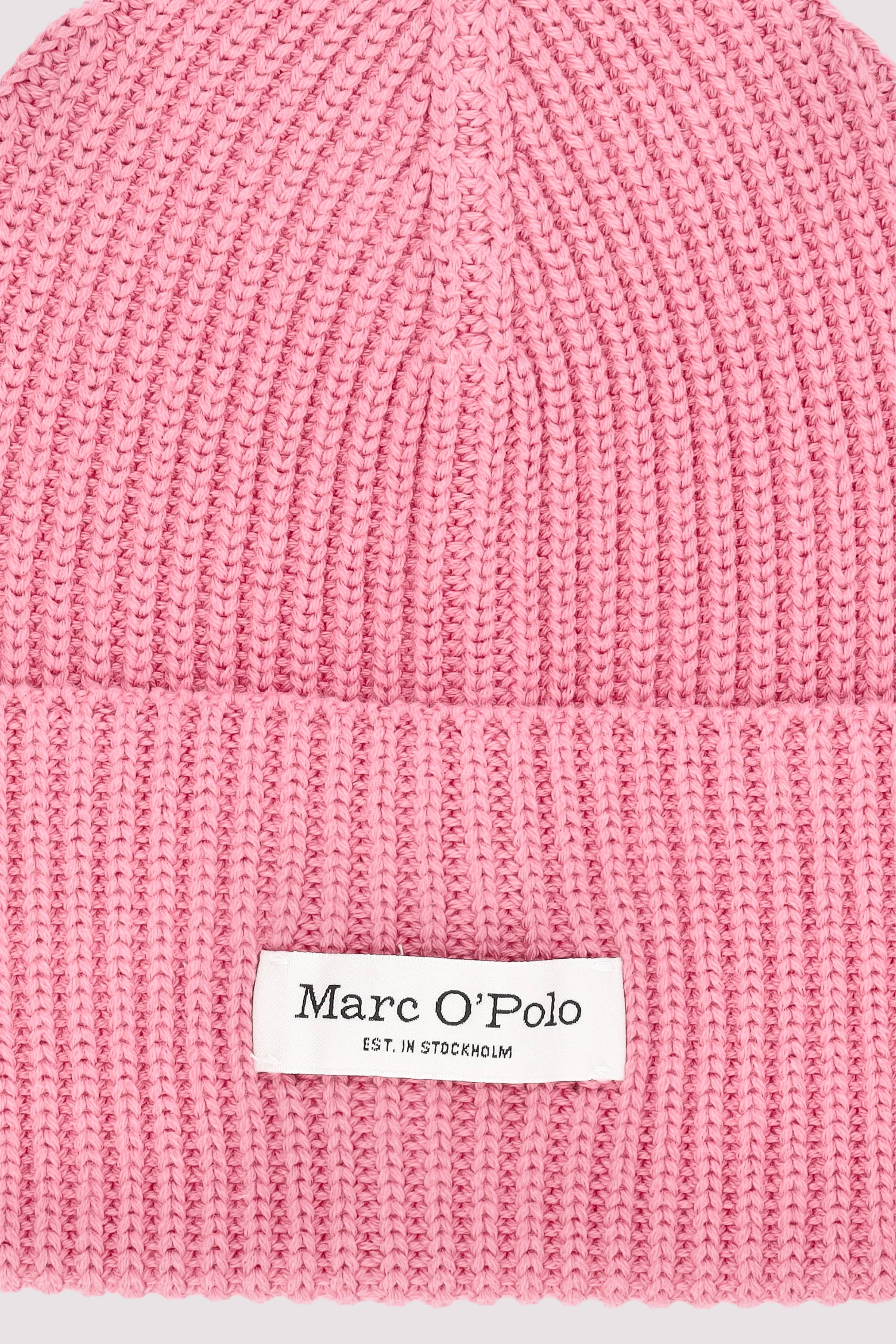 Marc O'Polo Damen Rosé Baumwollmütze