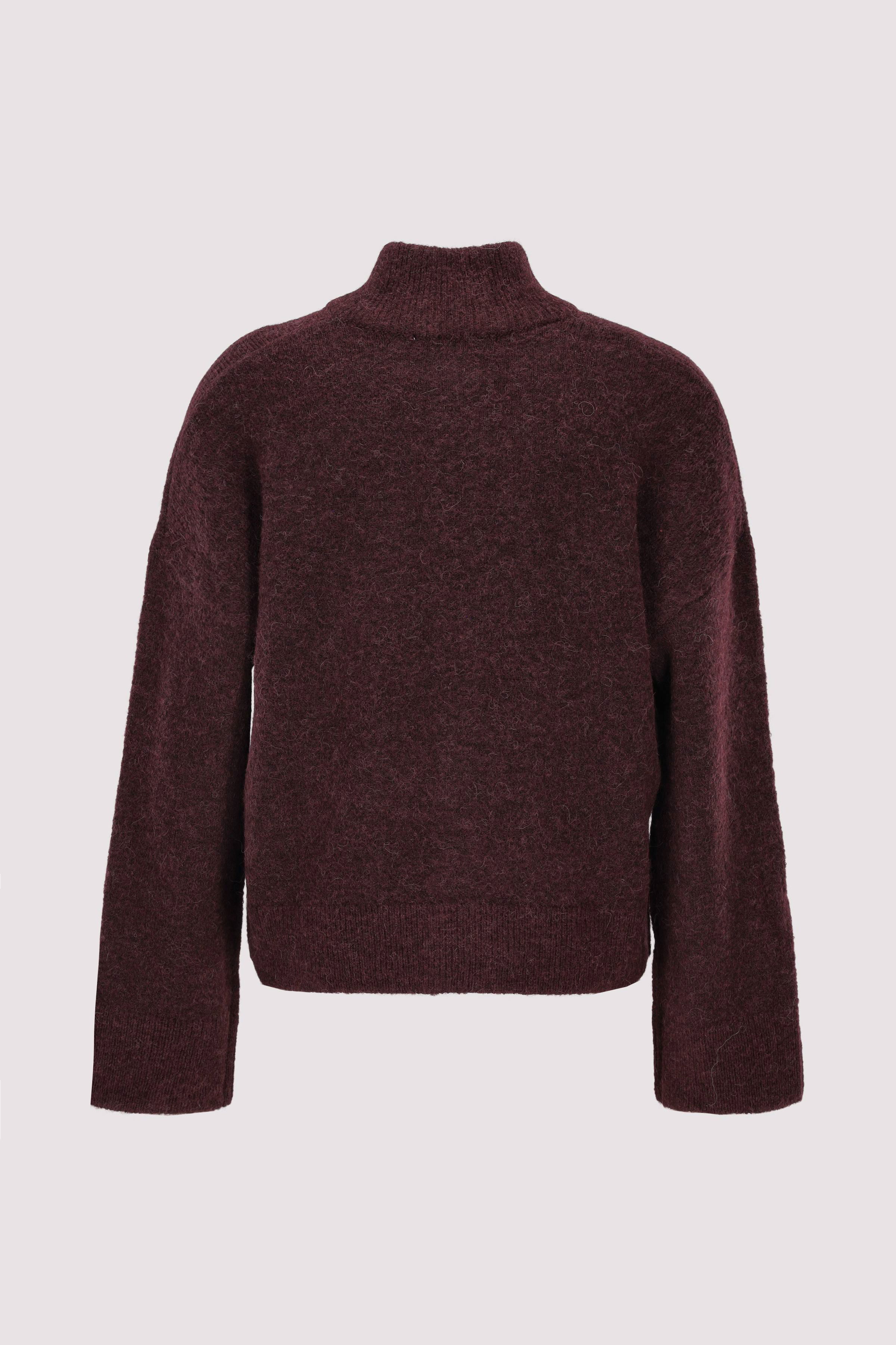 SLFSIA RAS LS KNIT ZIPPER CARD