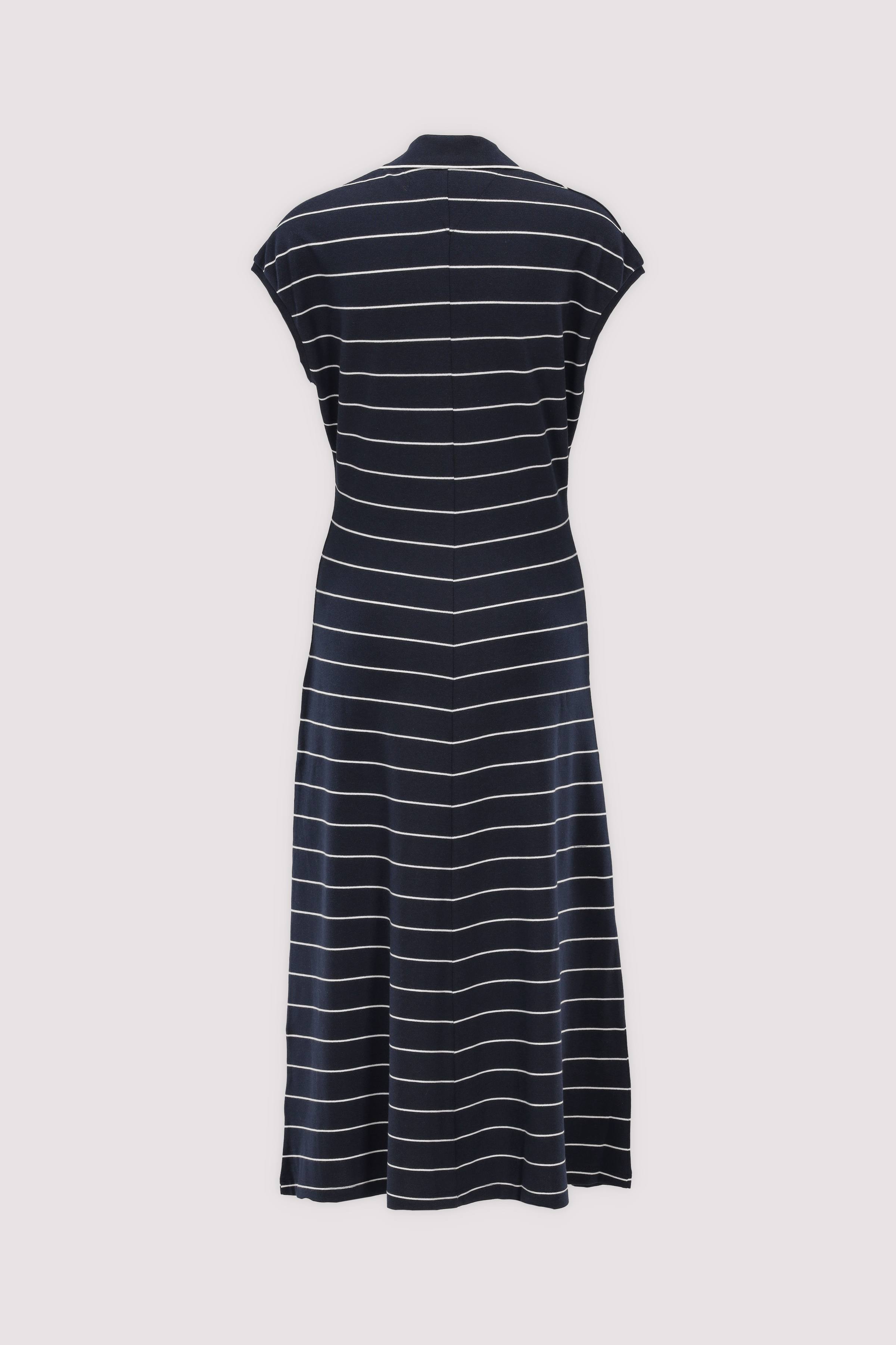 LYOCELL PQ HENLEY MIDI POLO DR