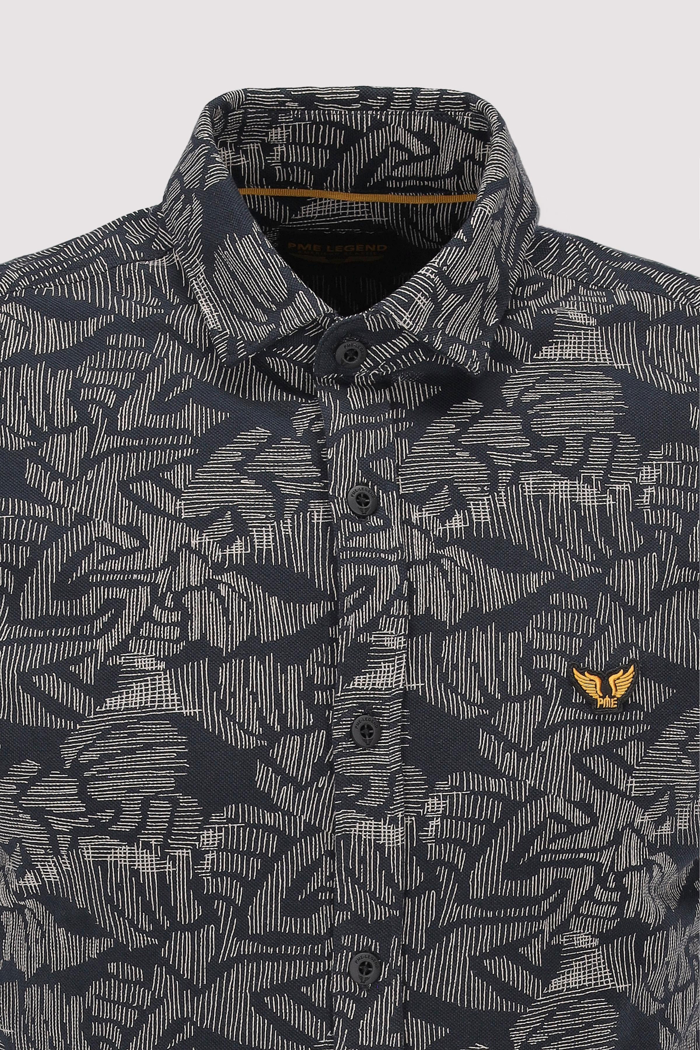 PME Legend - Short Sleeve Shirt Print on Je PME Legend - Short Sleeve Shirt Print on Je