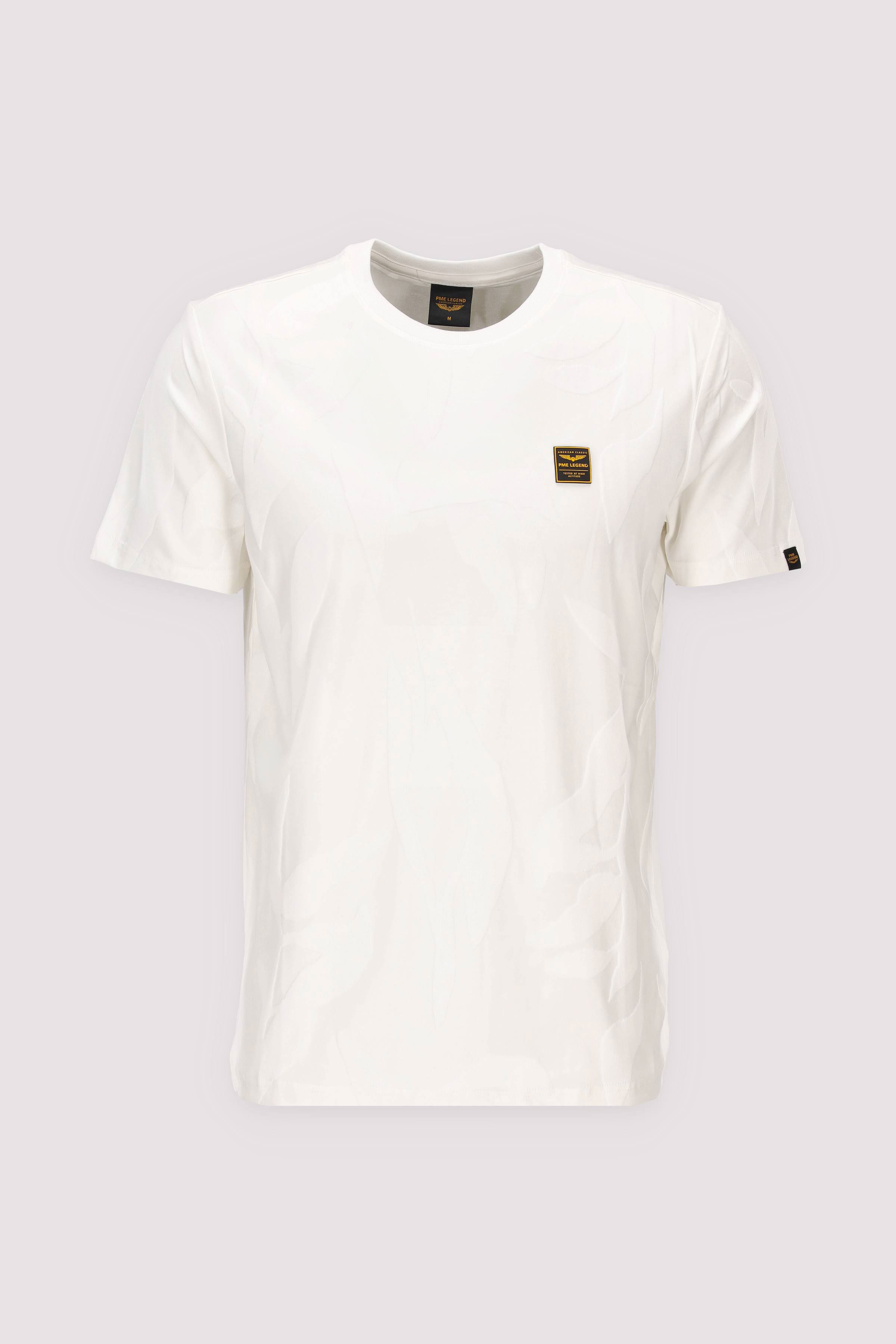 Short sleeve r-neck jacquard j