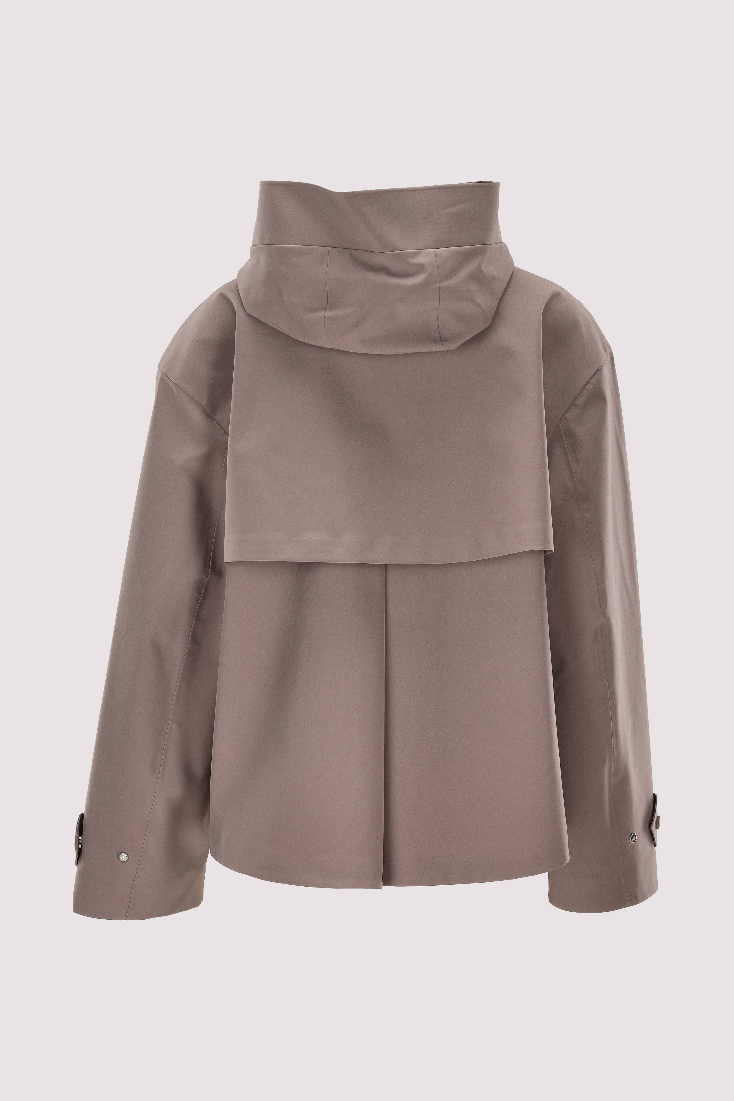Funktionale Outdoorjacke in Stone Taupe