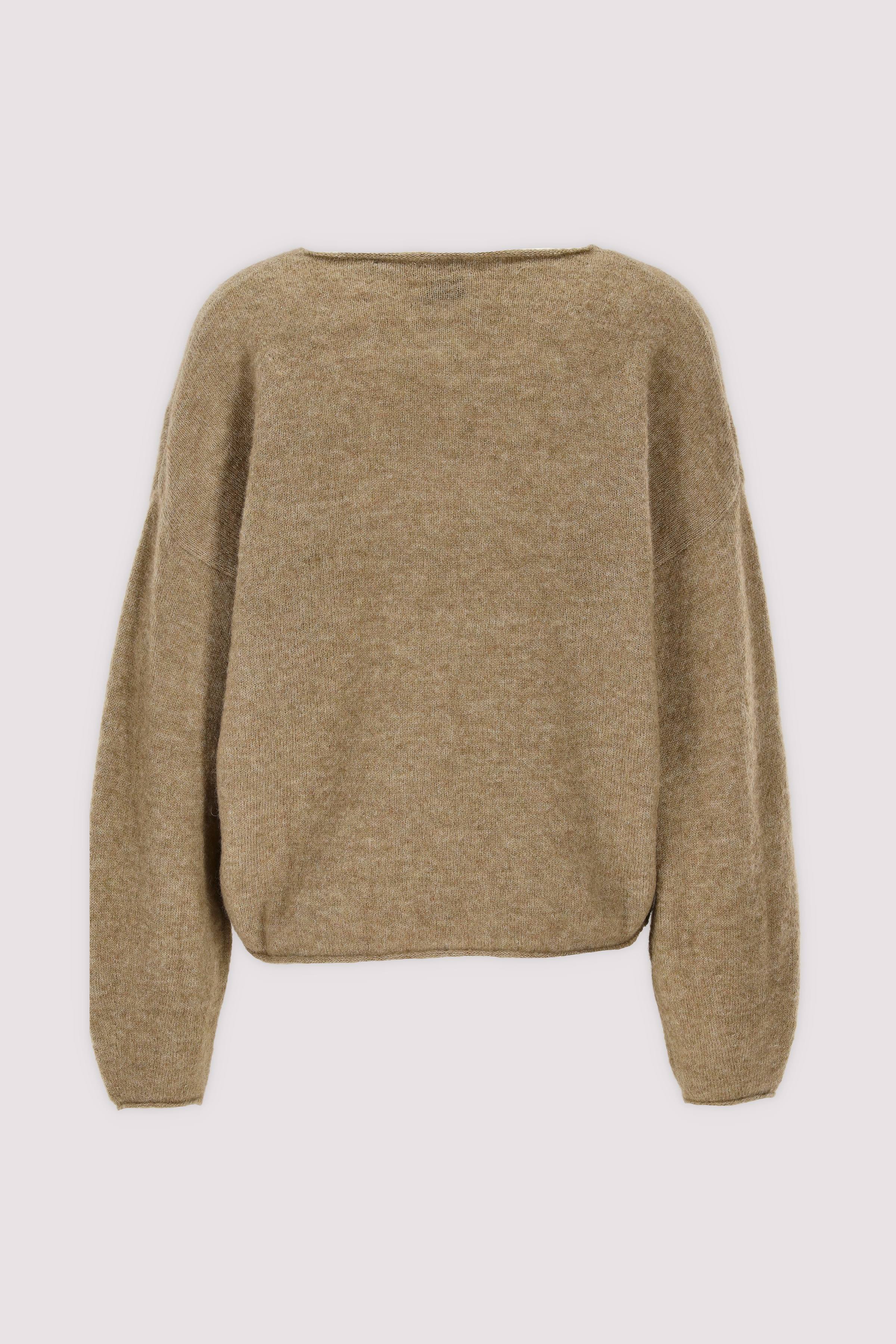 BOSS Damen Pullover Open Green