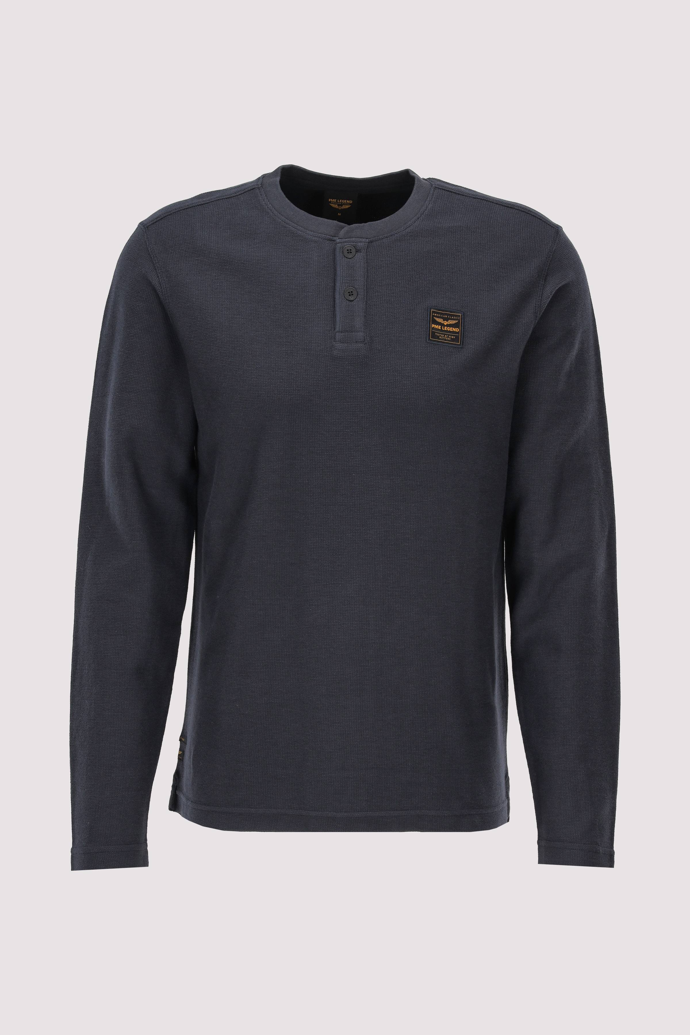 Long sleeve r-neck structured