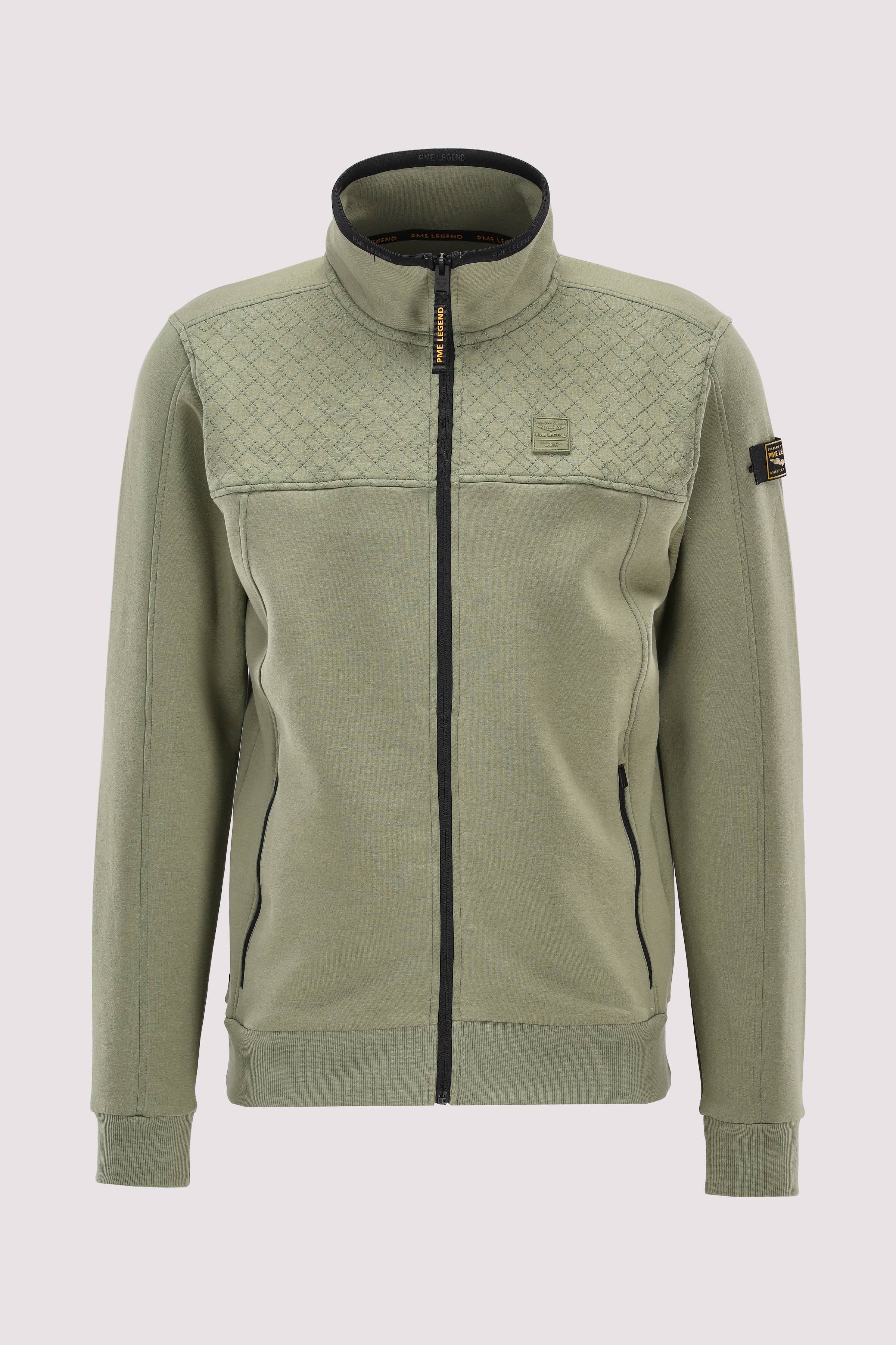 Zip jacket interlock