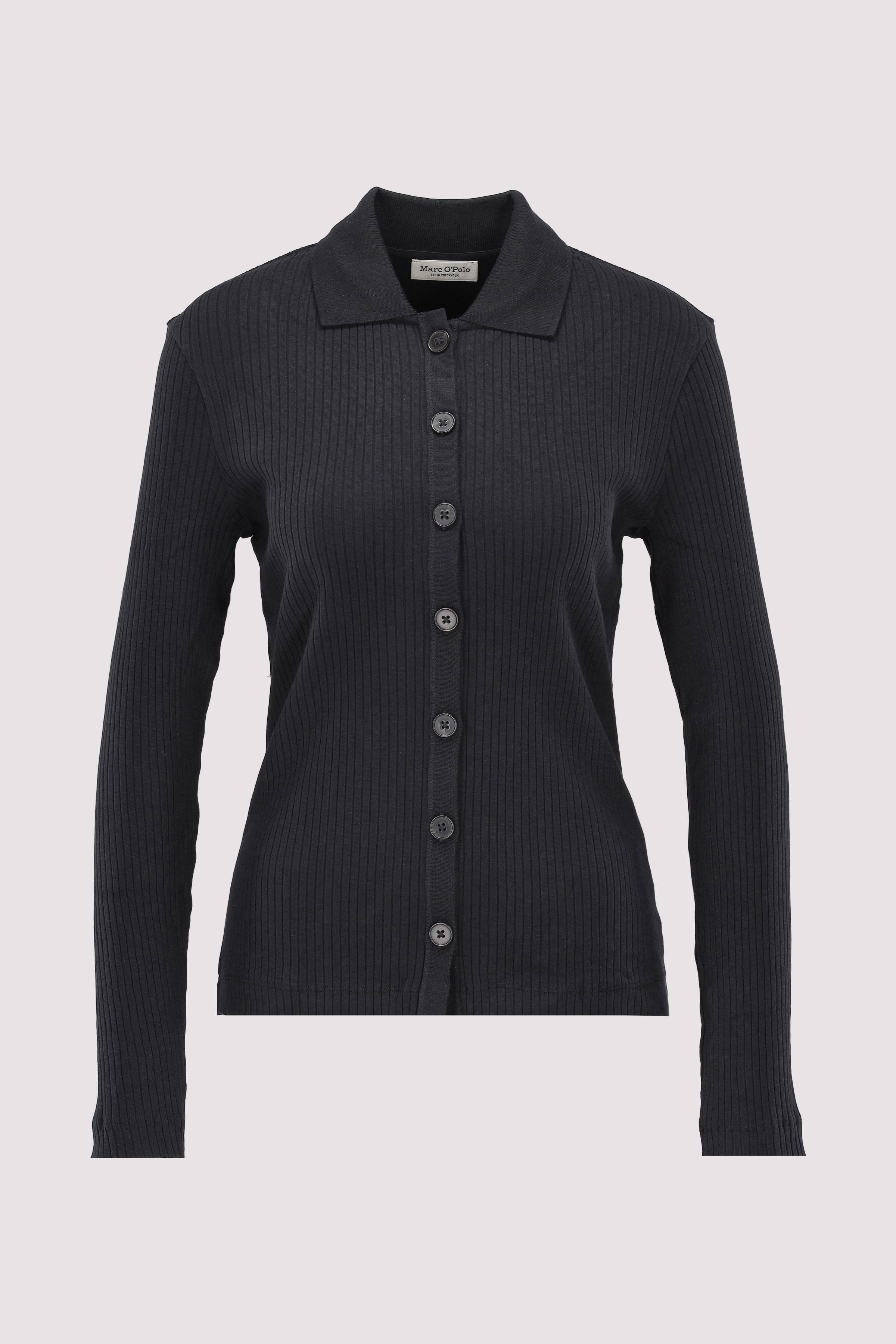 Jersey blouse, long sleeve, co