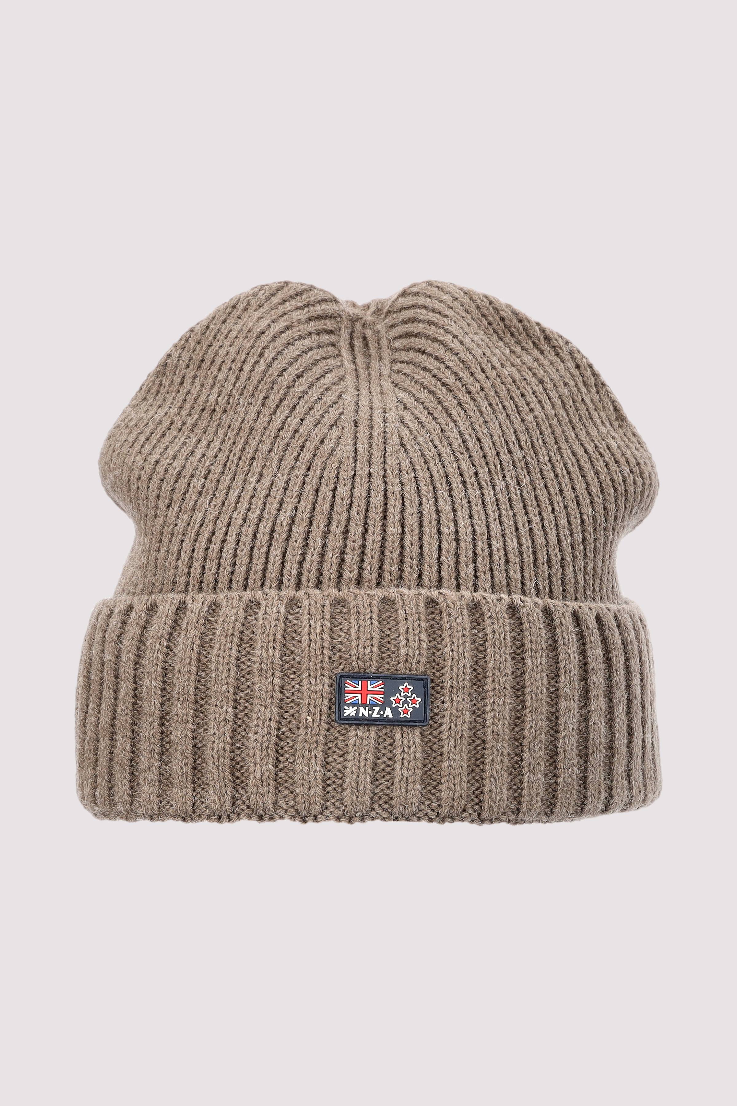 New Zealand Auckland - NZA Beanie Grey Brown Melange