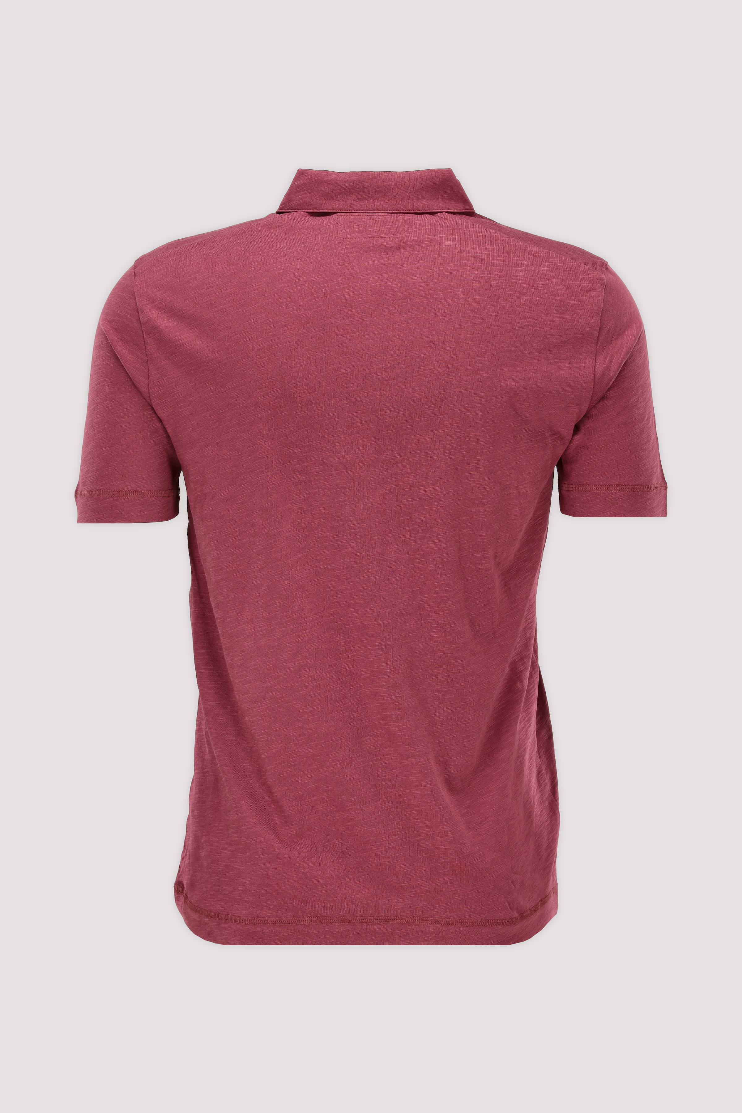 Marc O Polo Casual - Marc O'Polo Poloshirt Acai Red Baumwolle
