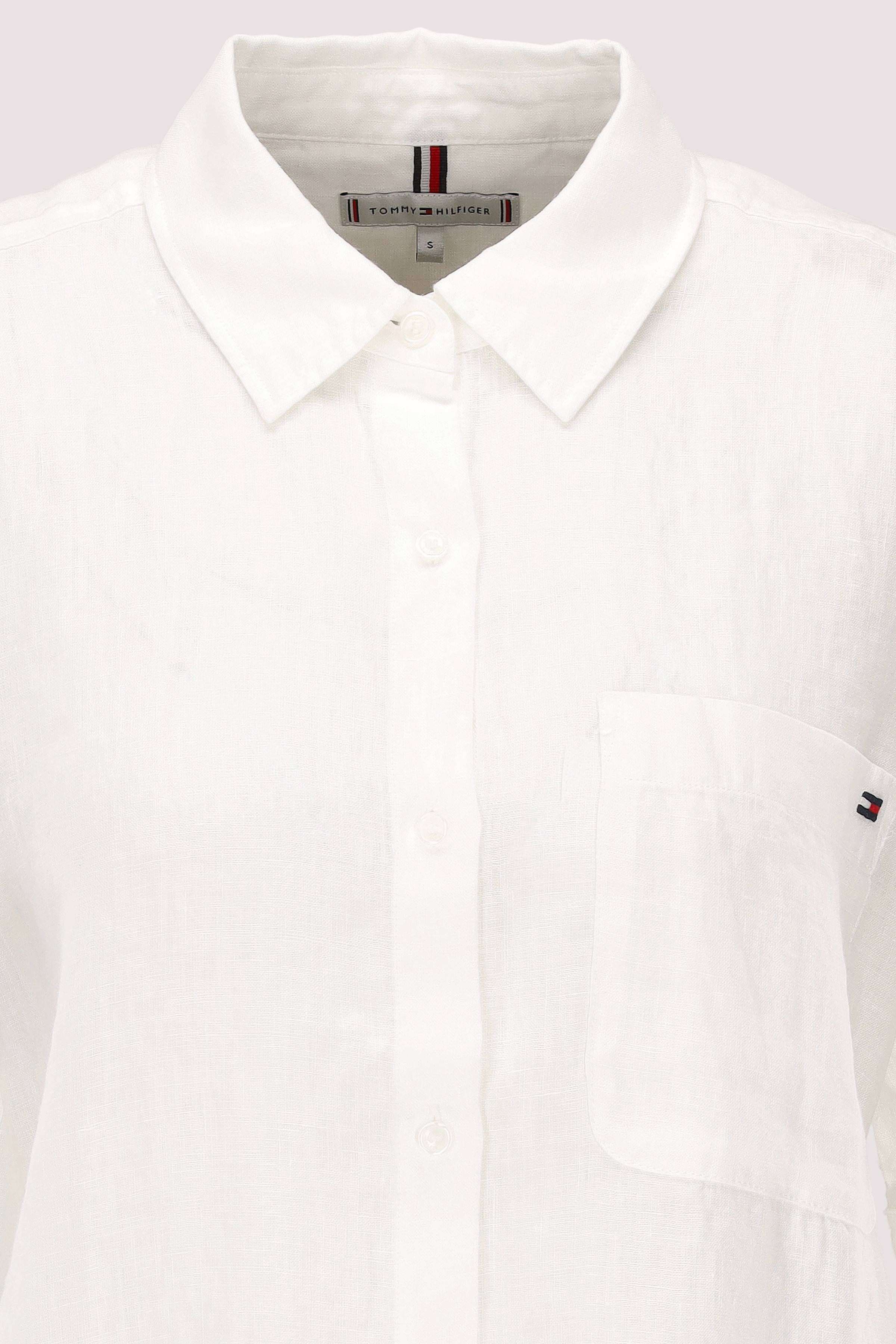 Tommy Hilfiger - Tommy Hilfiger Leinenbluse Weiß