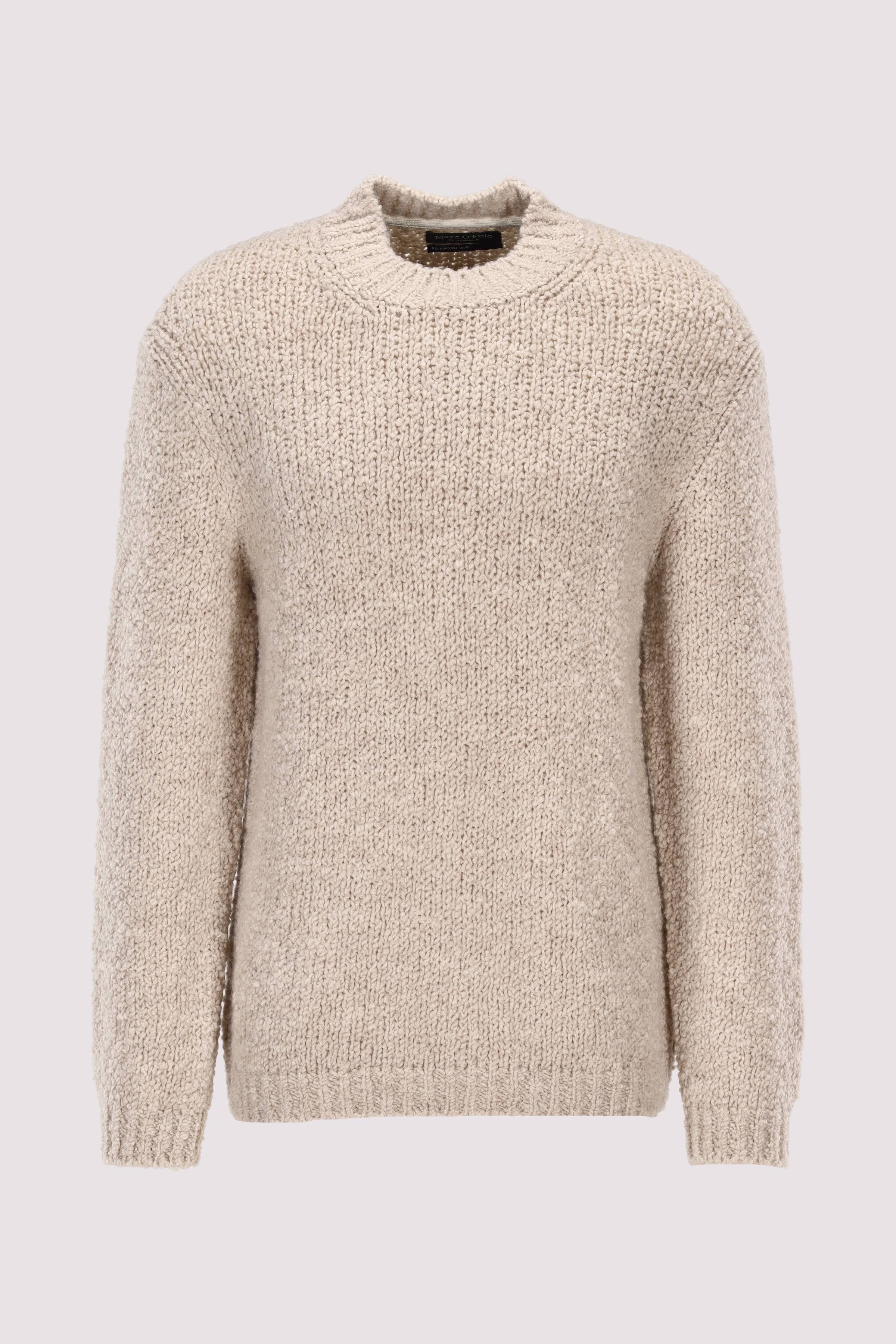 Marc O'Polo Rundhalspullover beige warm