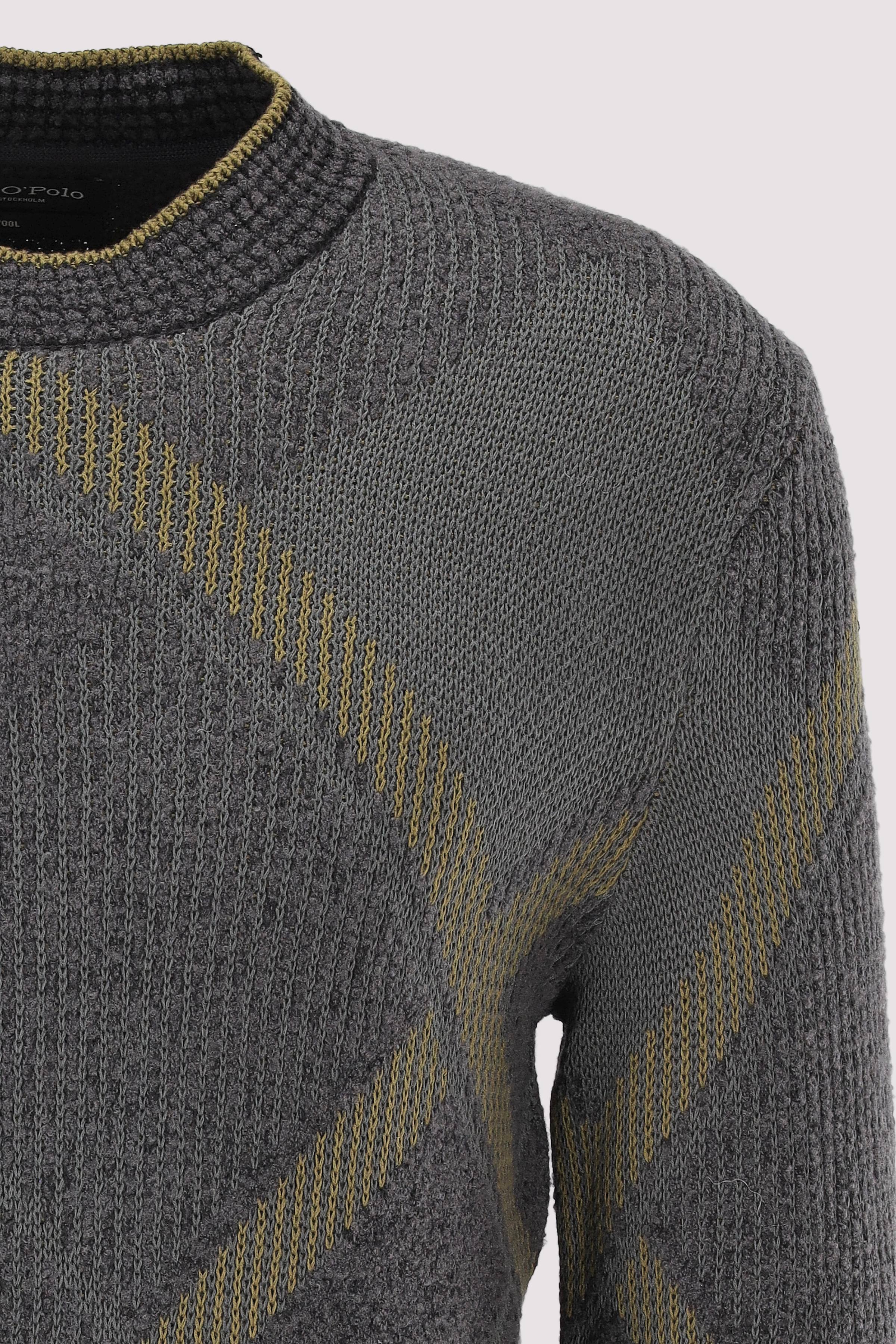 Marc O´Polo International - Crewneck, modern argyle