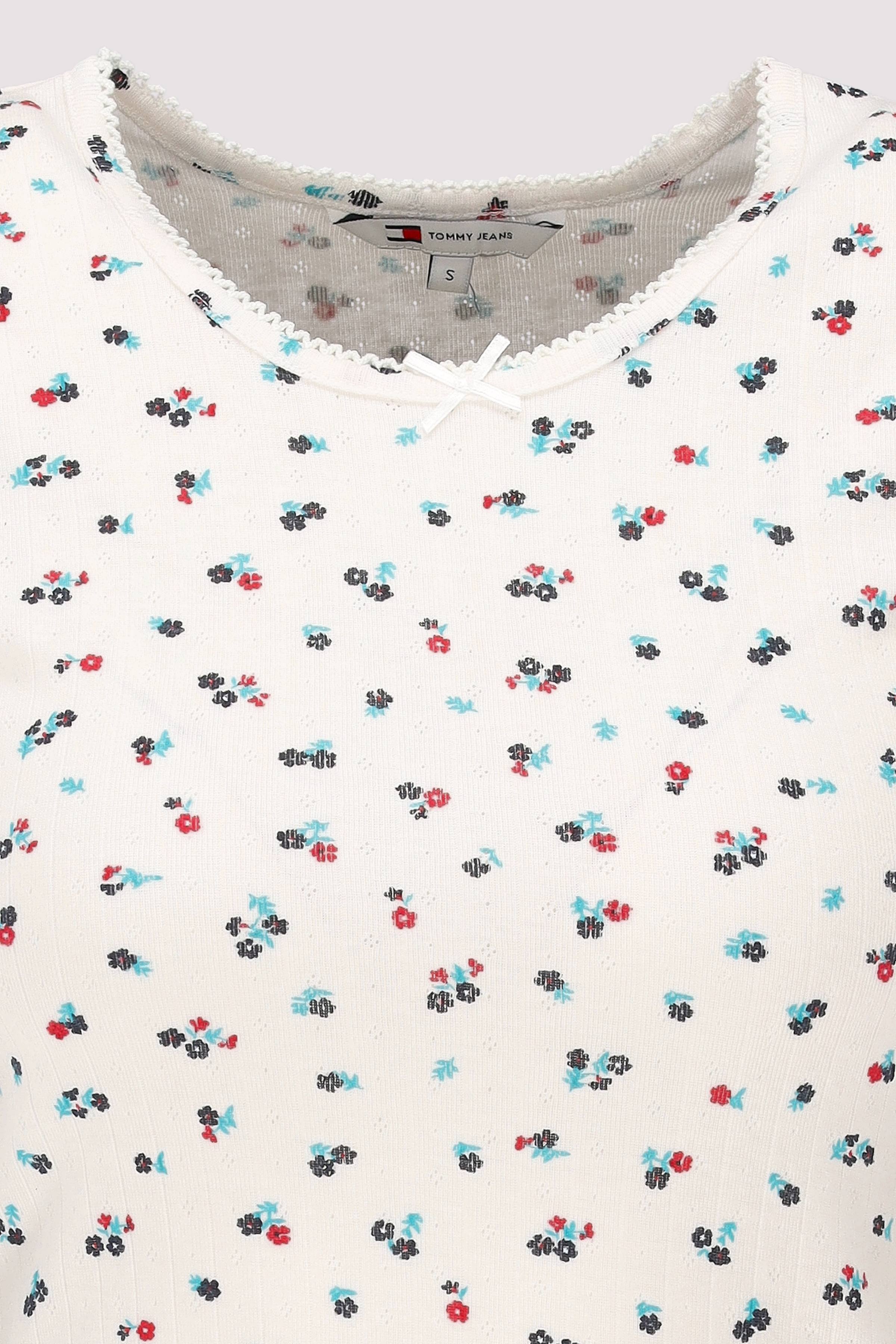 Tommy Hilfiger - TJW SLIM SH POINTELLE AOP SS
