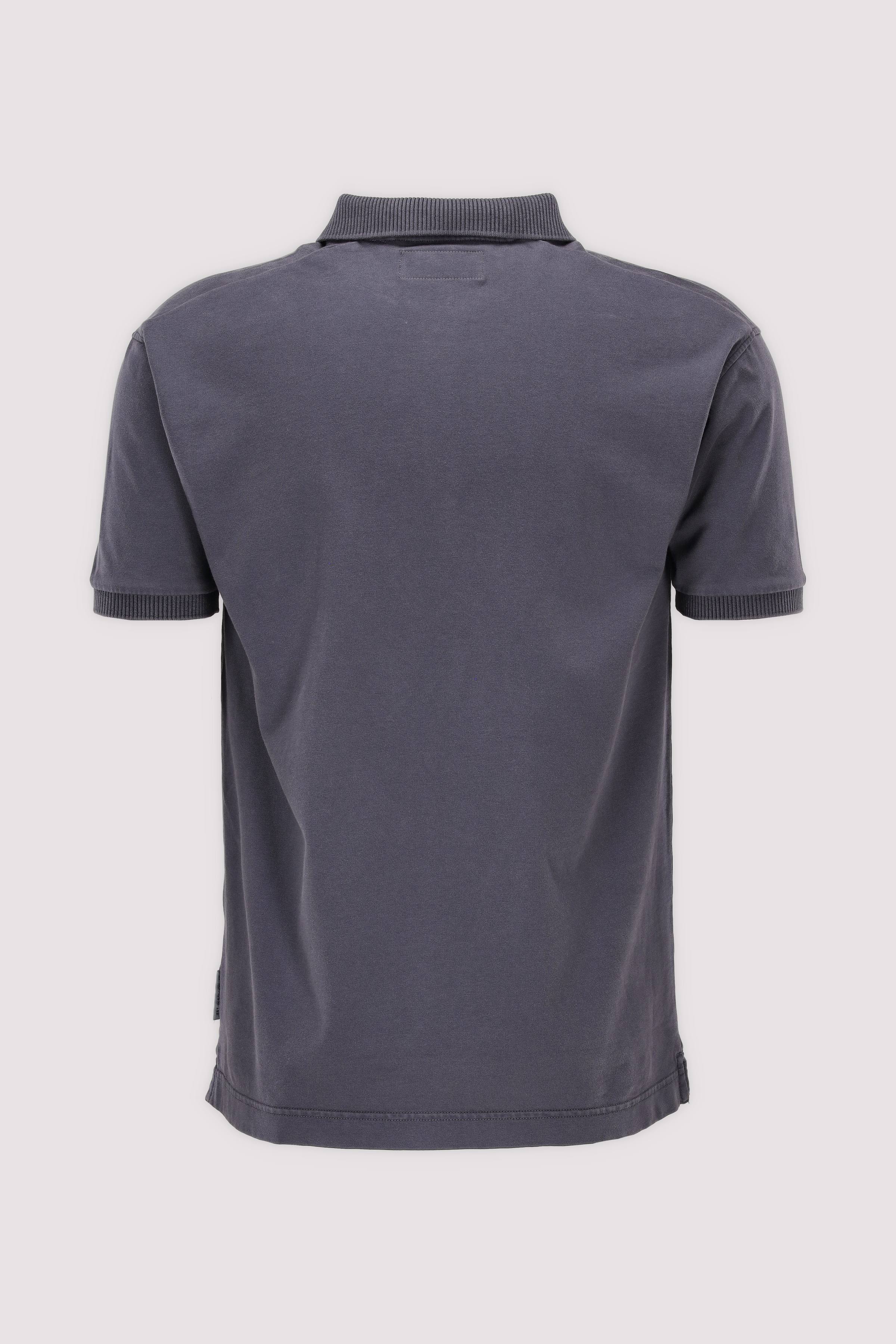Marc O'Polo Herren Polo Faded Blue