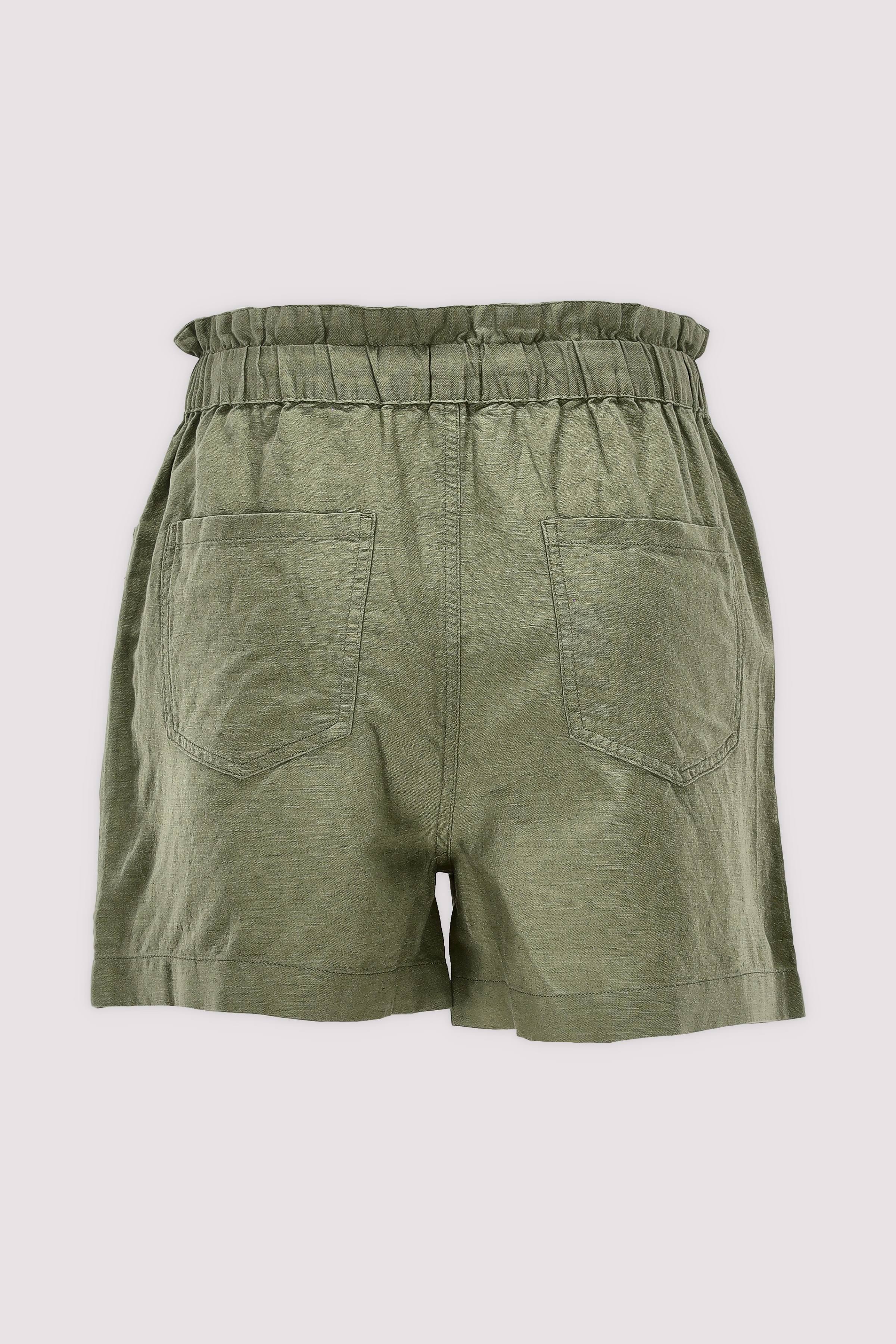 Tommy Hilfiger Leinen-Shorts grün