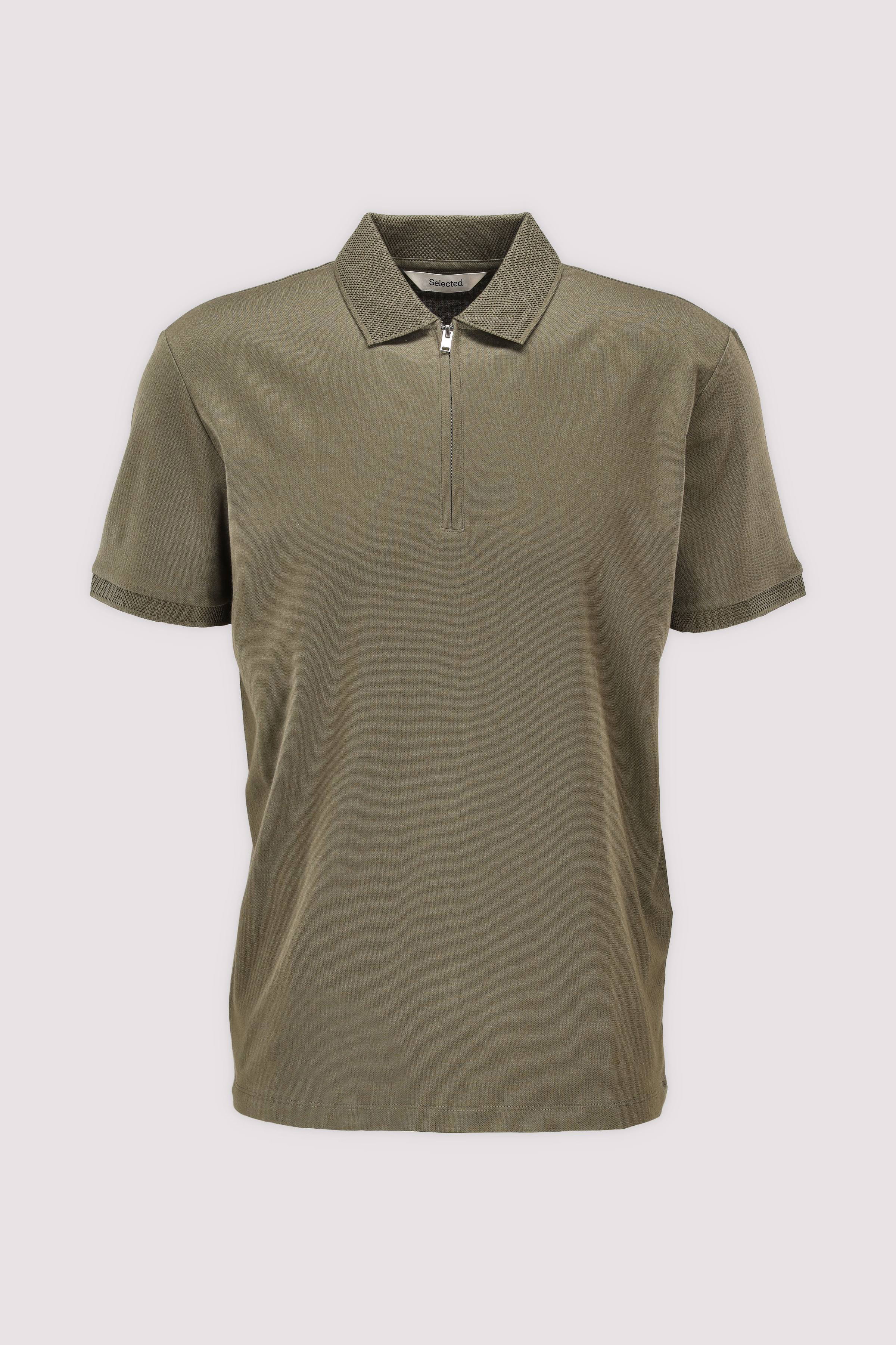 SLMFAVE ZIP SS POLO NOOS