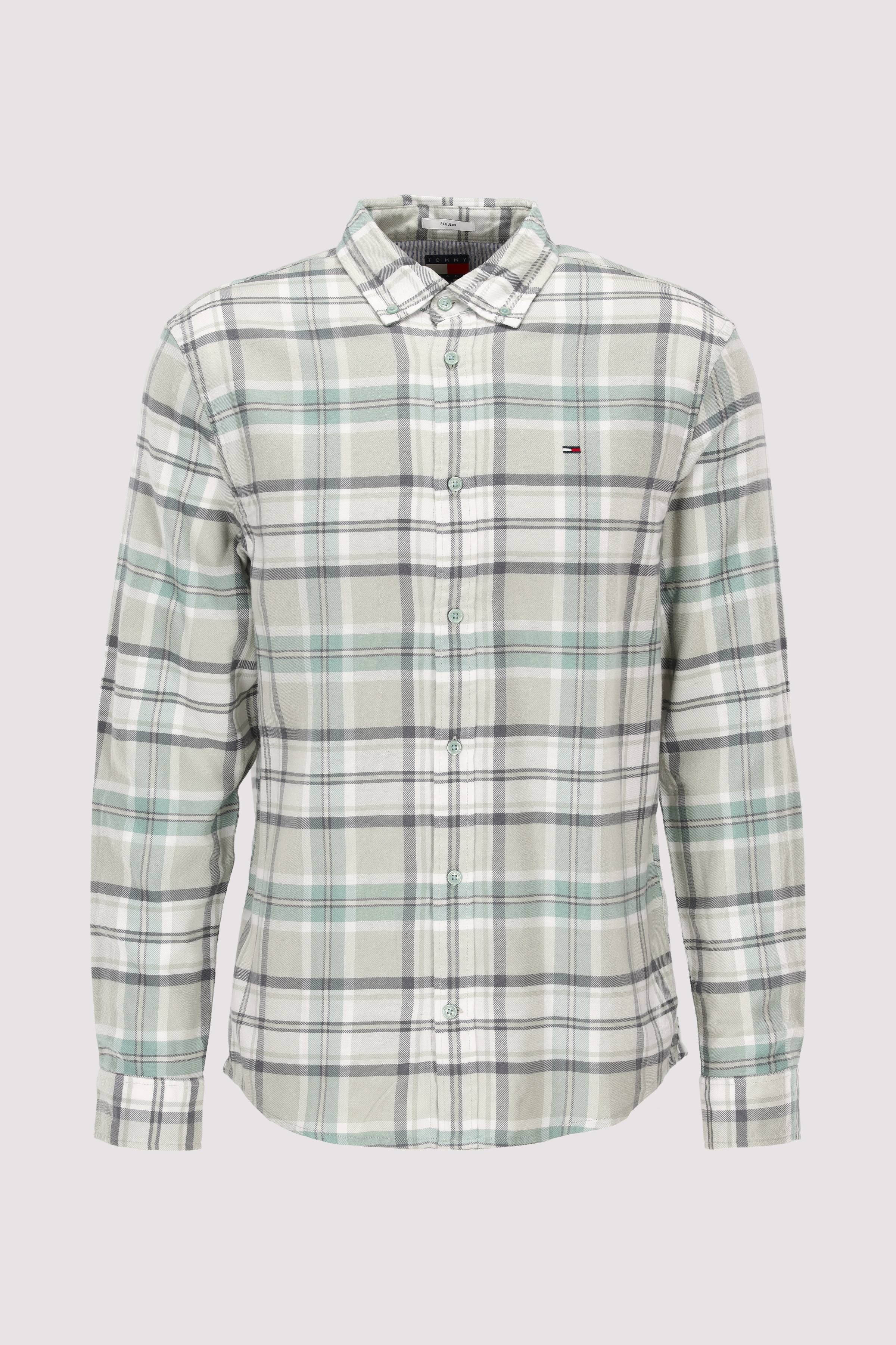 TJM REG FLANNEL CHECK SHIRT EX