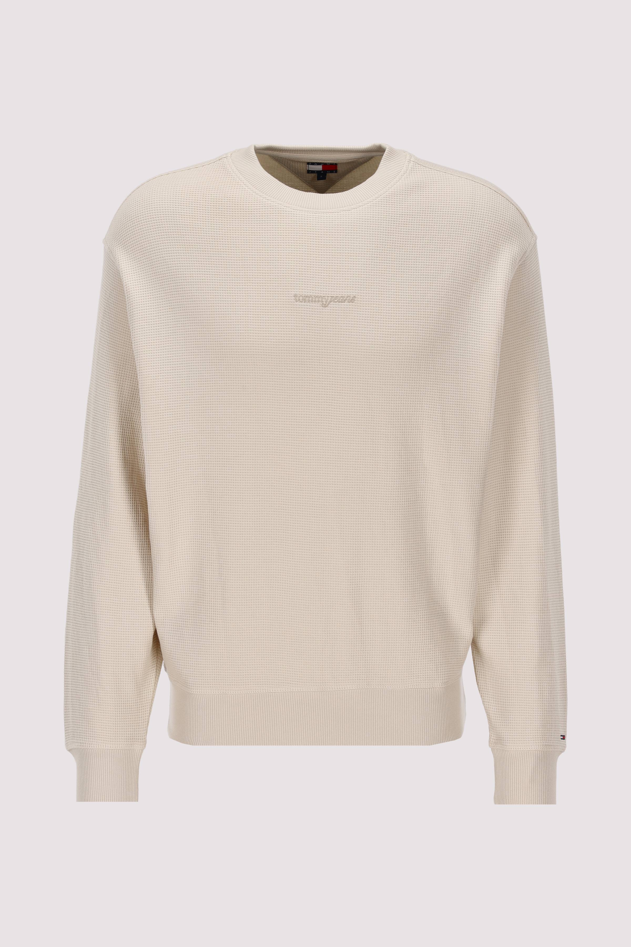 Tommy Jeans - TJM RLX WAFFLE SCRIPT CREW