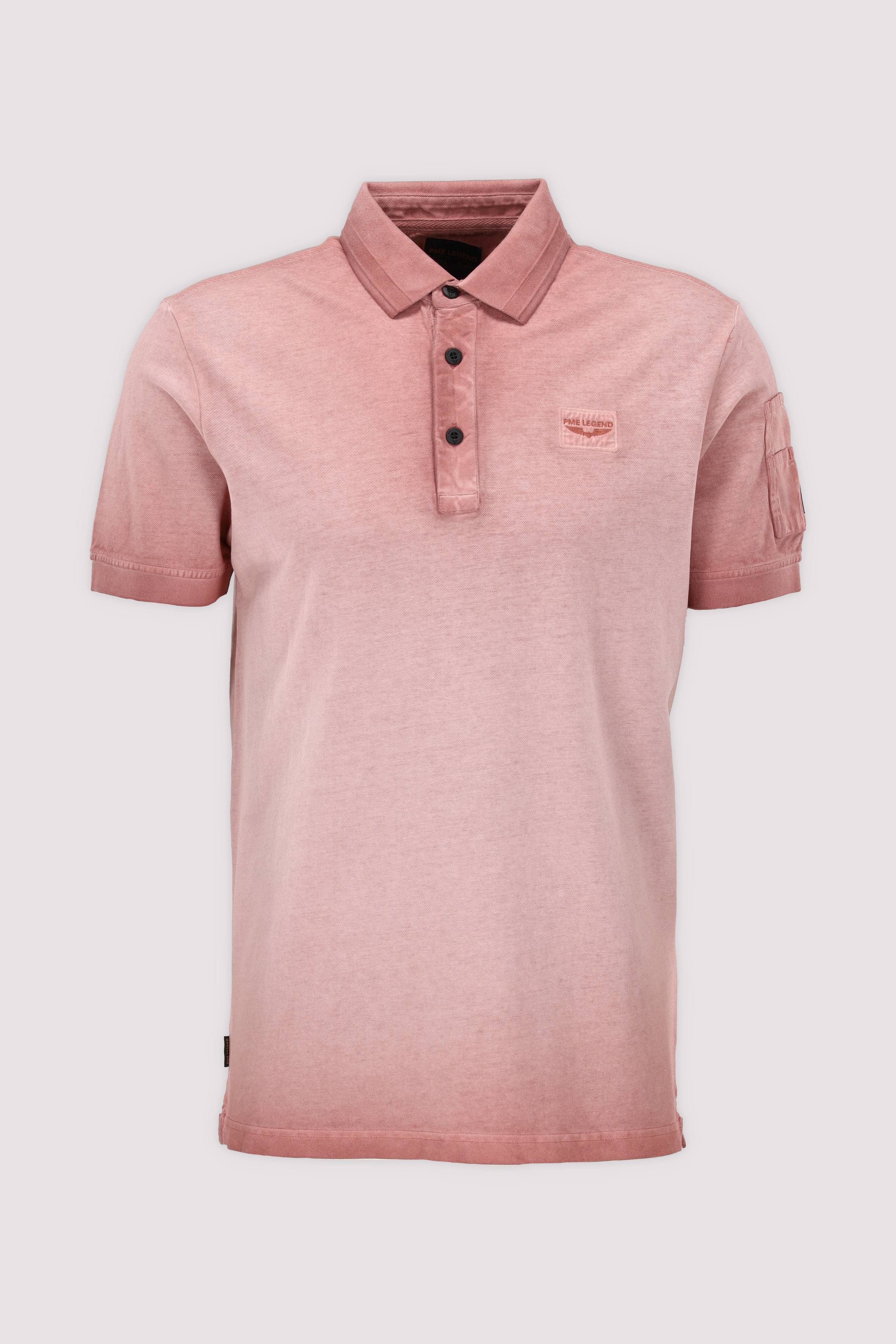 Short sleeve polo cold dye piq