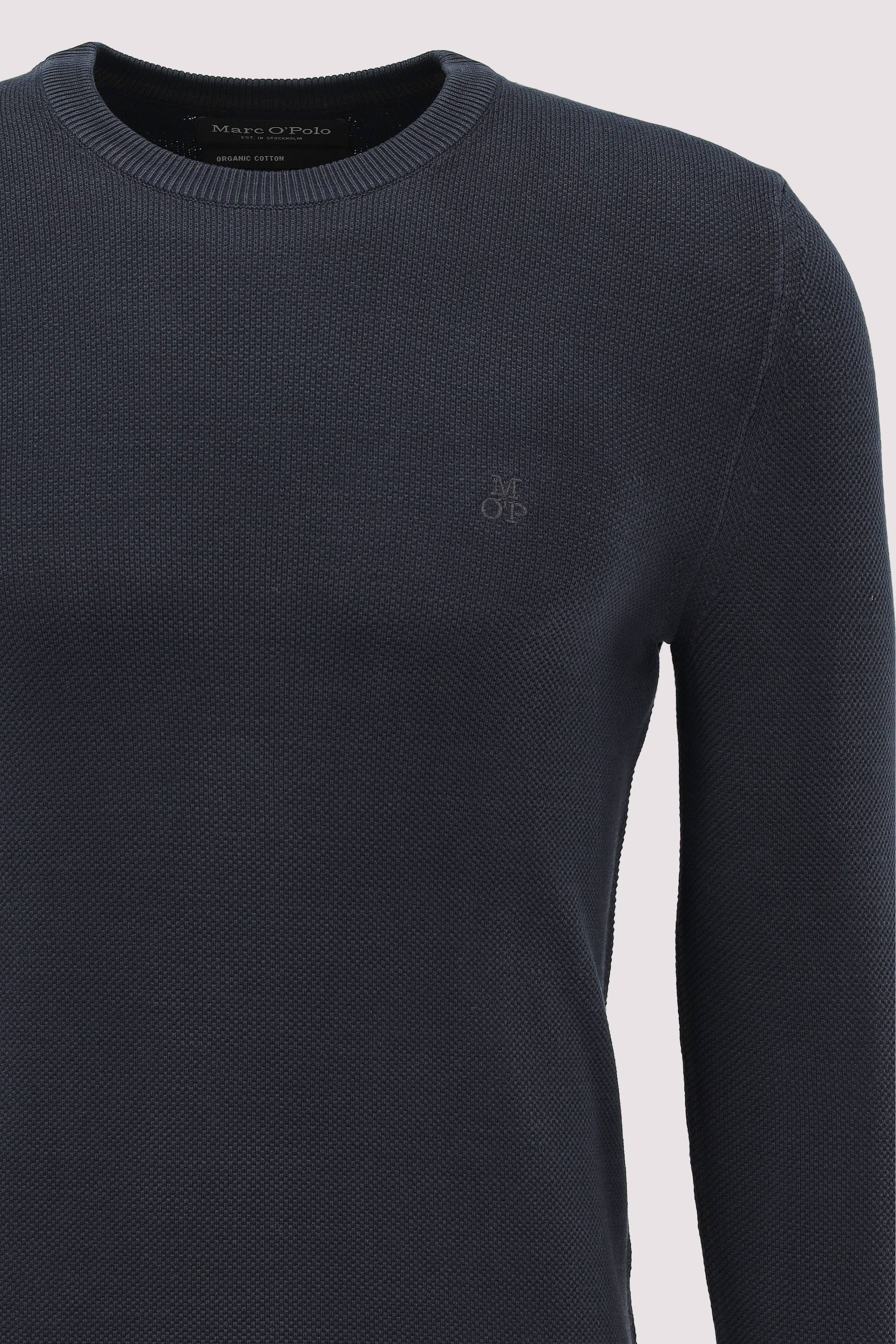 Marc O´Polo International - Crewneck, cotton slub, piqué s Marc O´Polo International - Crewneck, cotton slub, piqué s