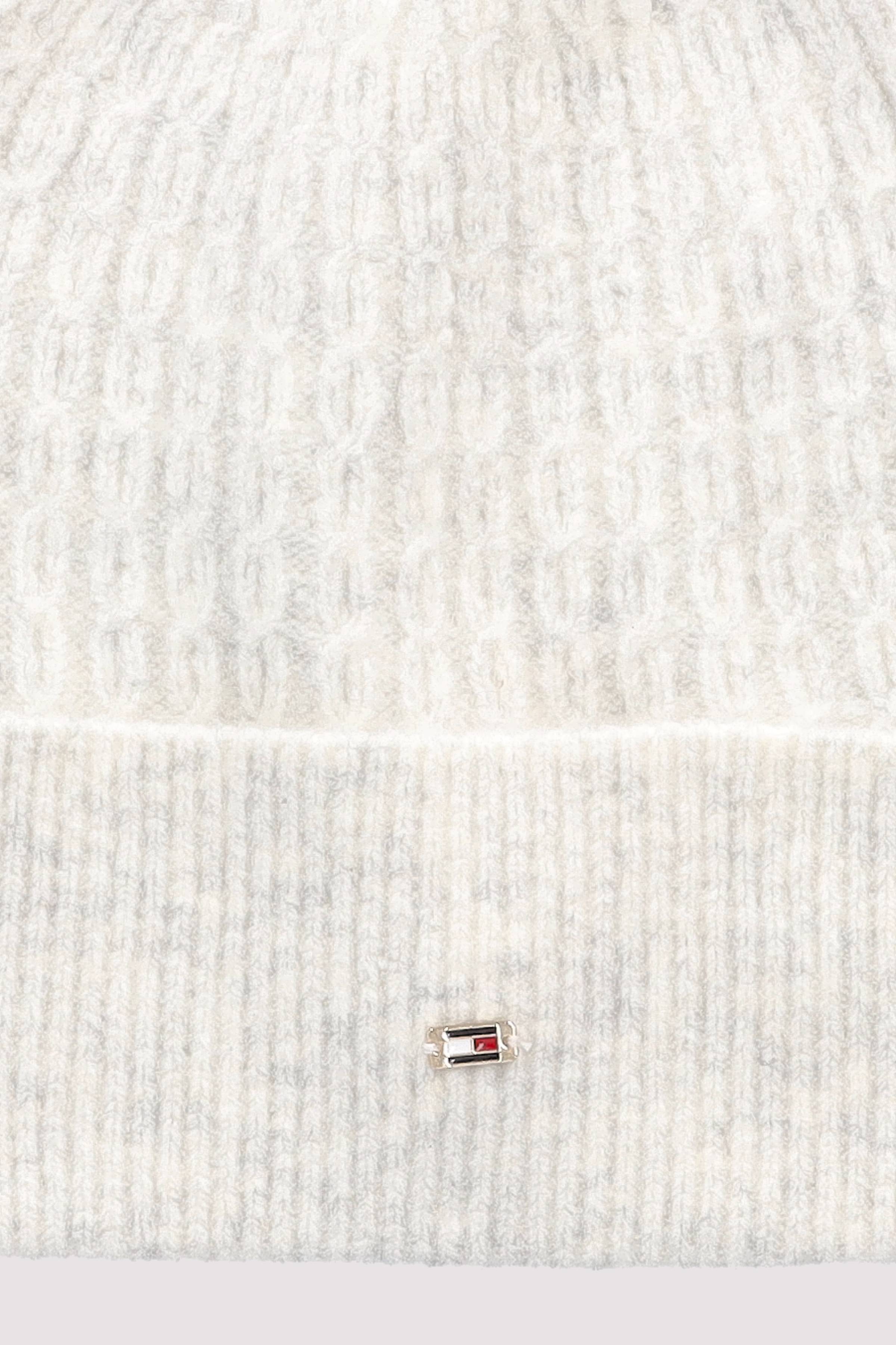 Tommy Hilfiger - TH CABLE ENAMEL FLAG BEANIE Tommy Hilfiger - TH CABLE ENAMEL FLAG BEANIE