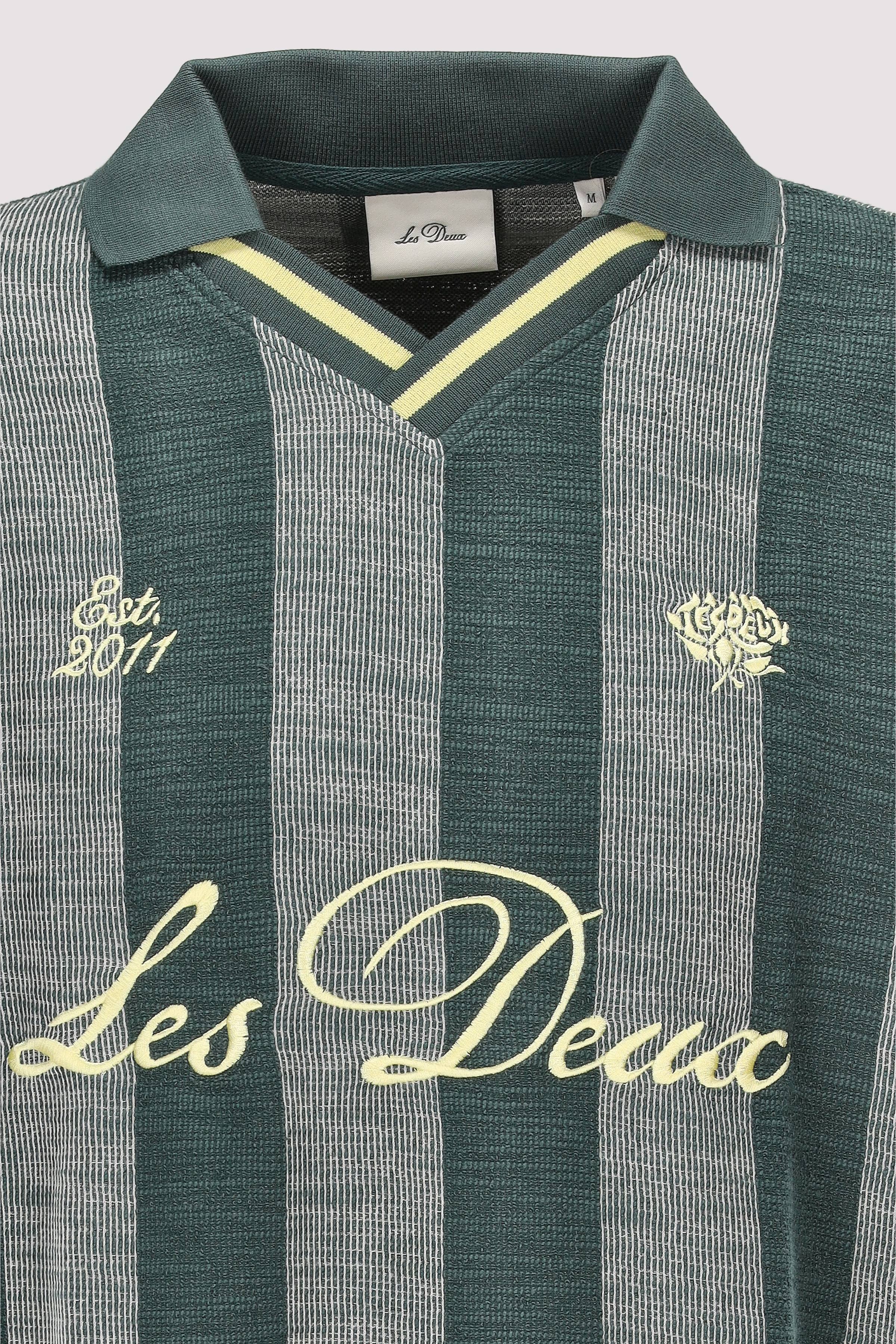Les Deux - Stripe Jacquard Football