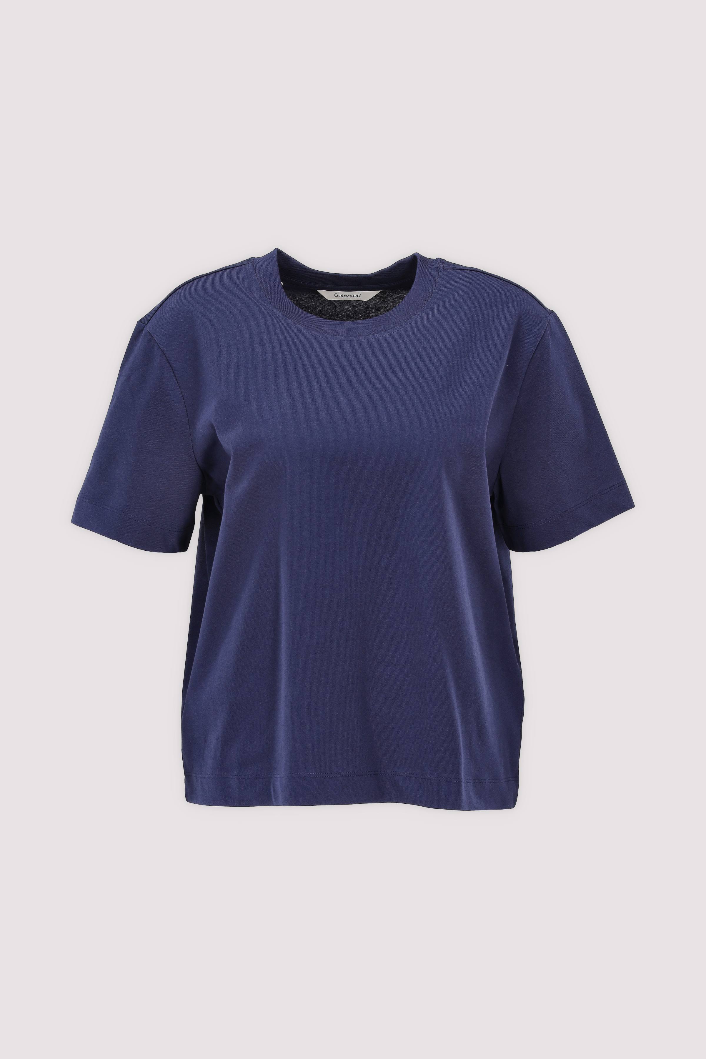 Selected Damen T-Shirt aus Bio-Baumwolle