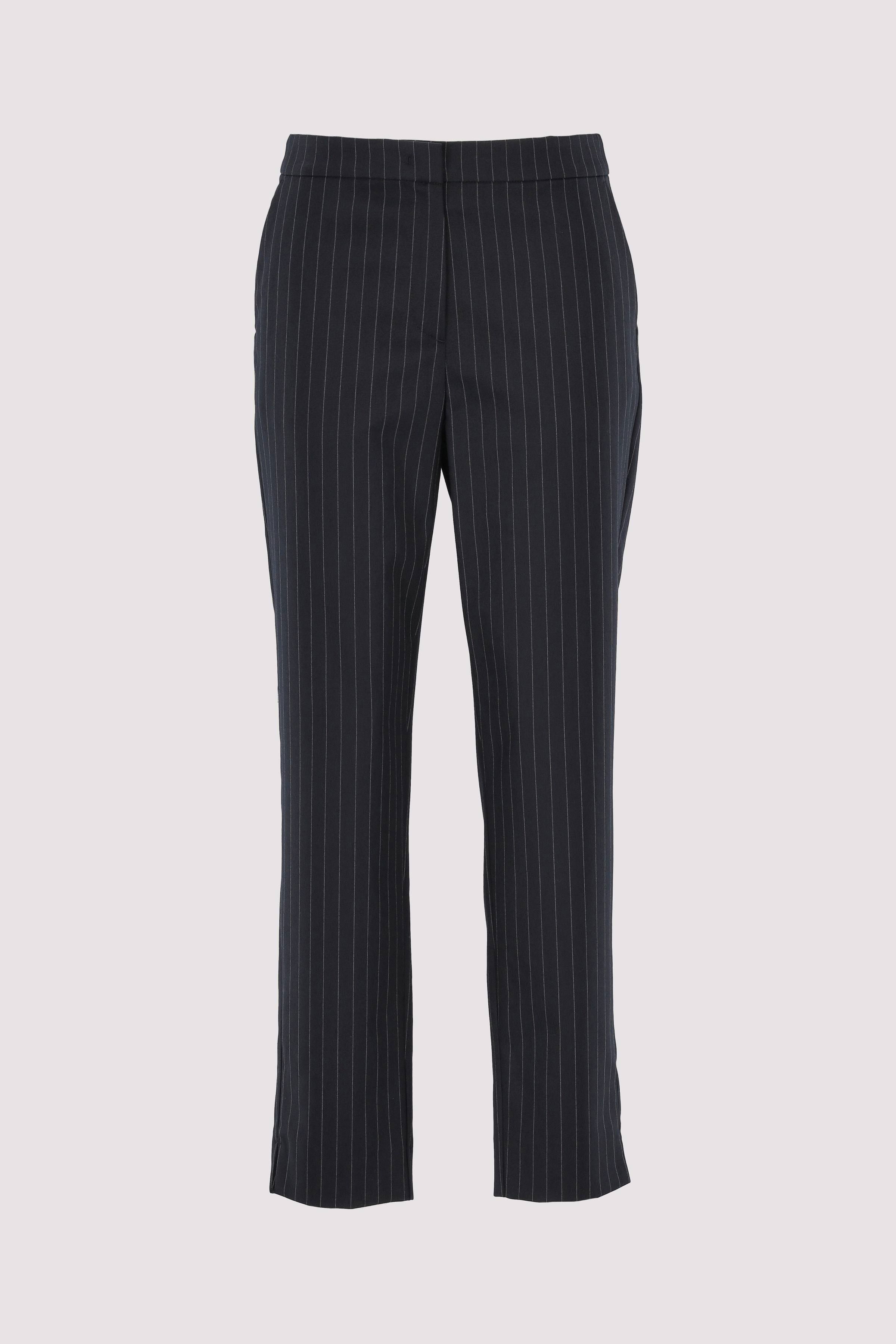 Pants, cigarette fit, slit det