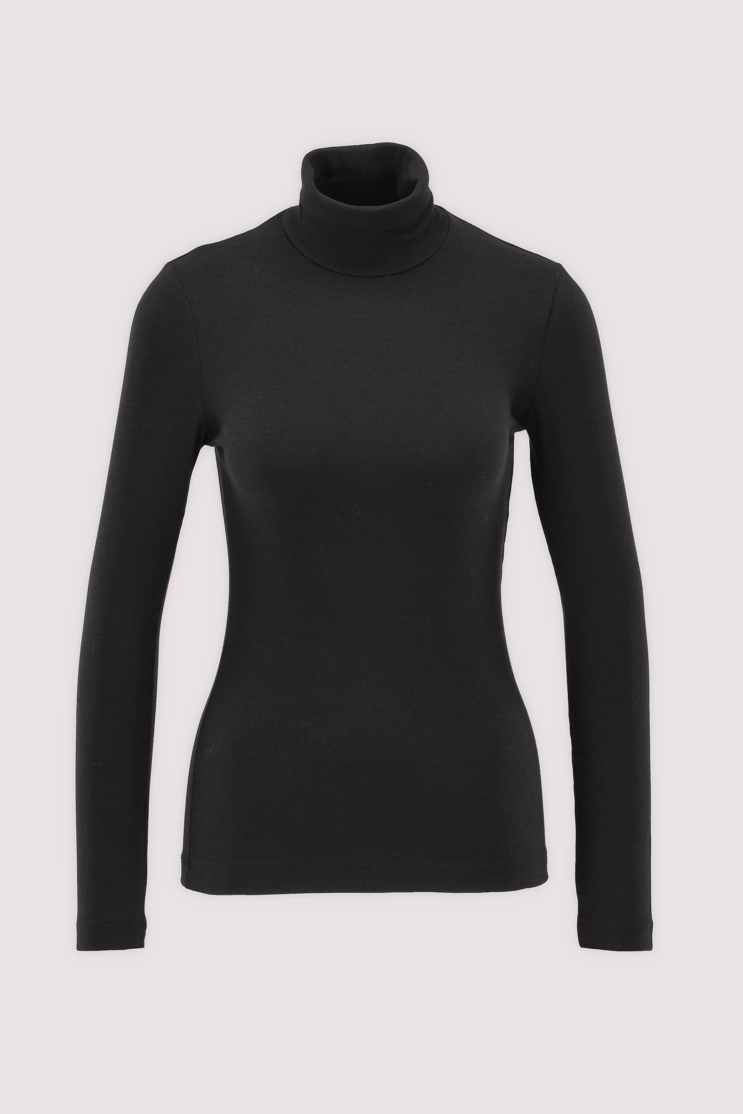 T-Shirt, Longsleeve, High neck