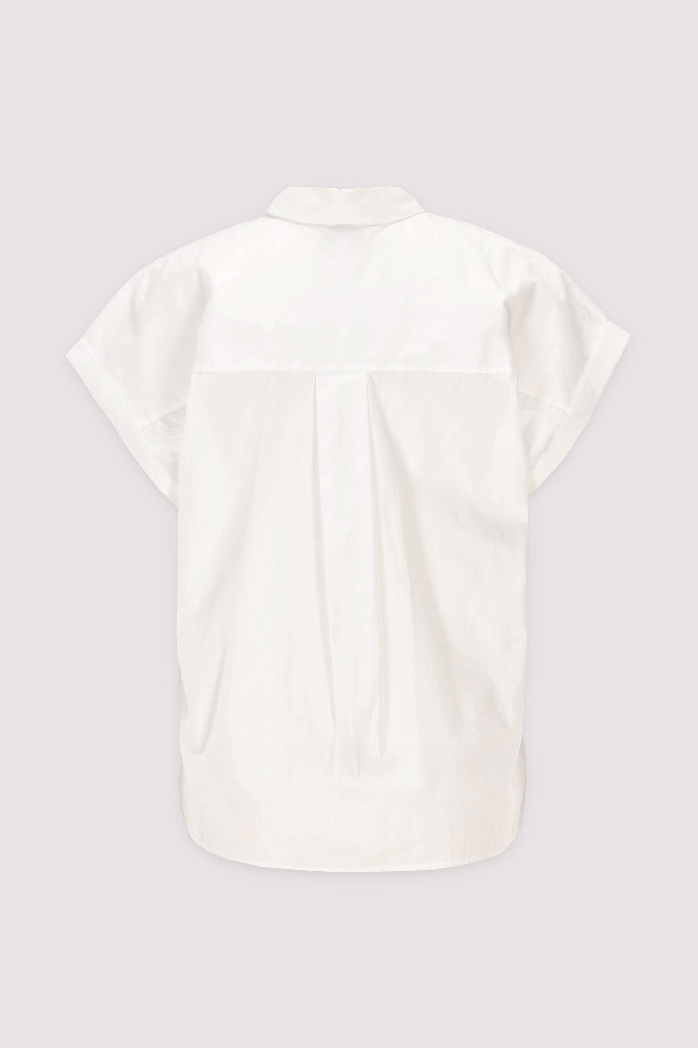 POPLIN SLEEVELESS RELAXED SHIR