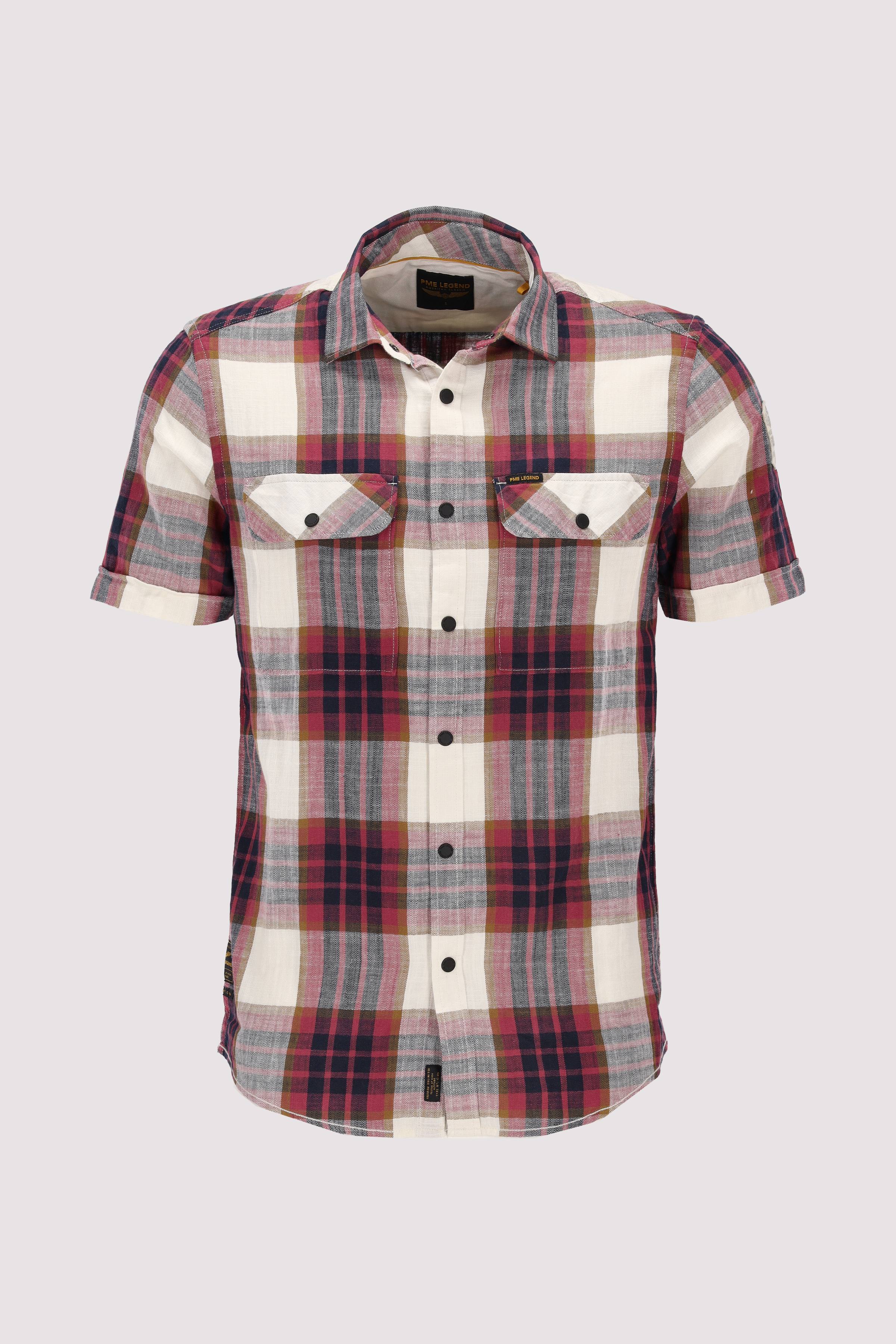 Short Sleeve Shirt Y/D Slub He