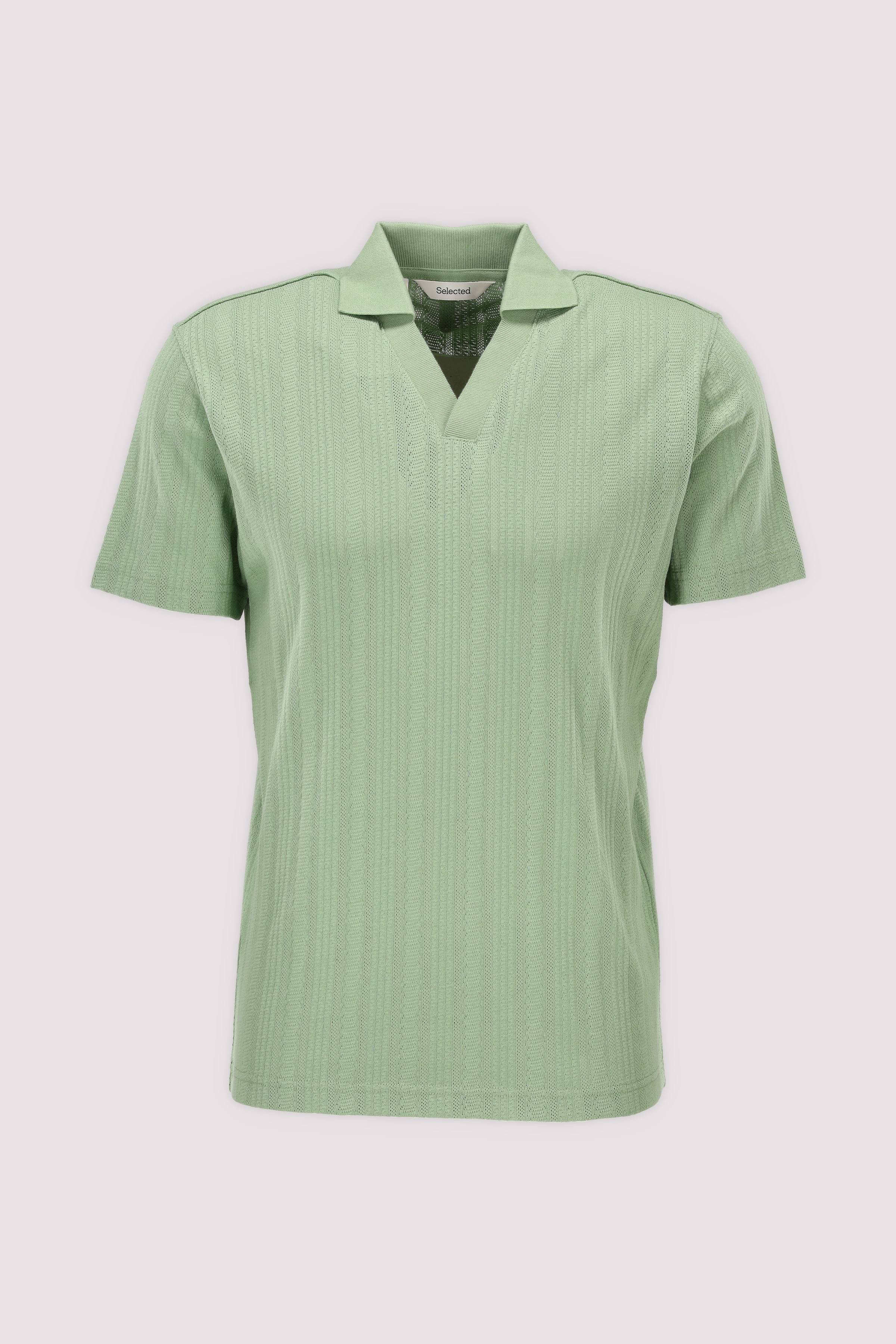 Selected Poloshirt in Aspengrün