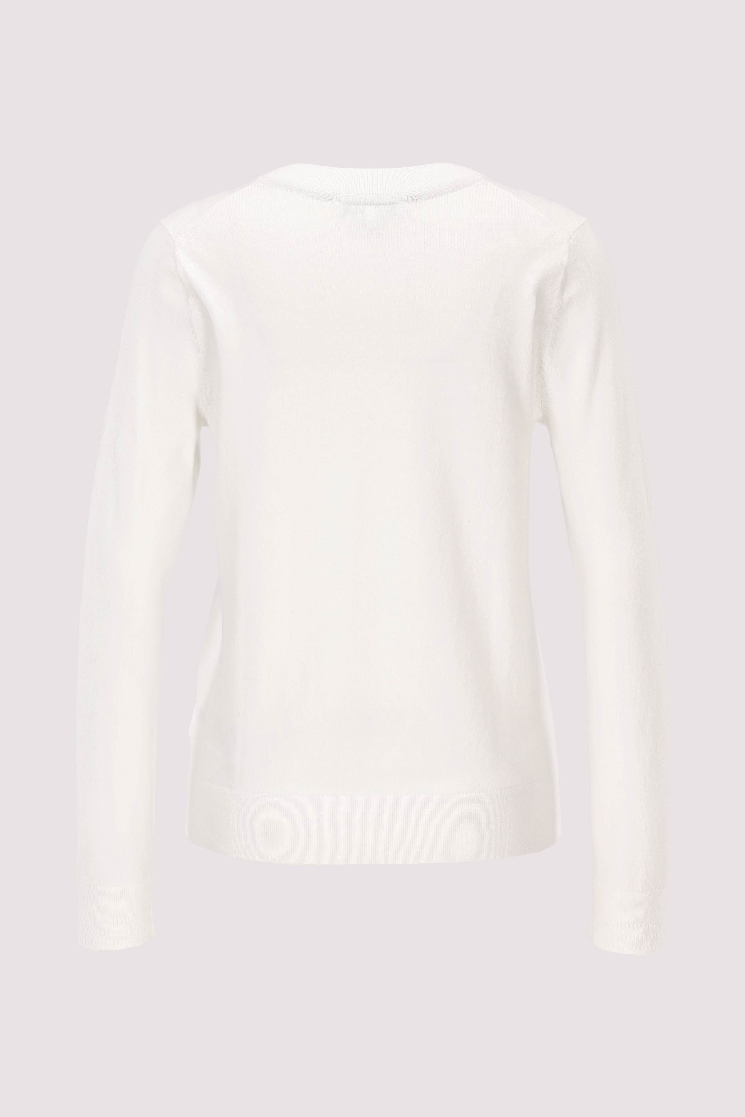CO JERSEY STITCH V-NK SWEATER