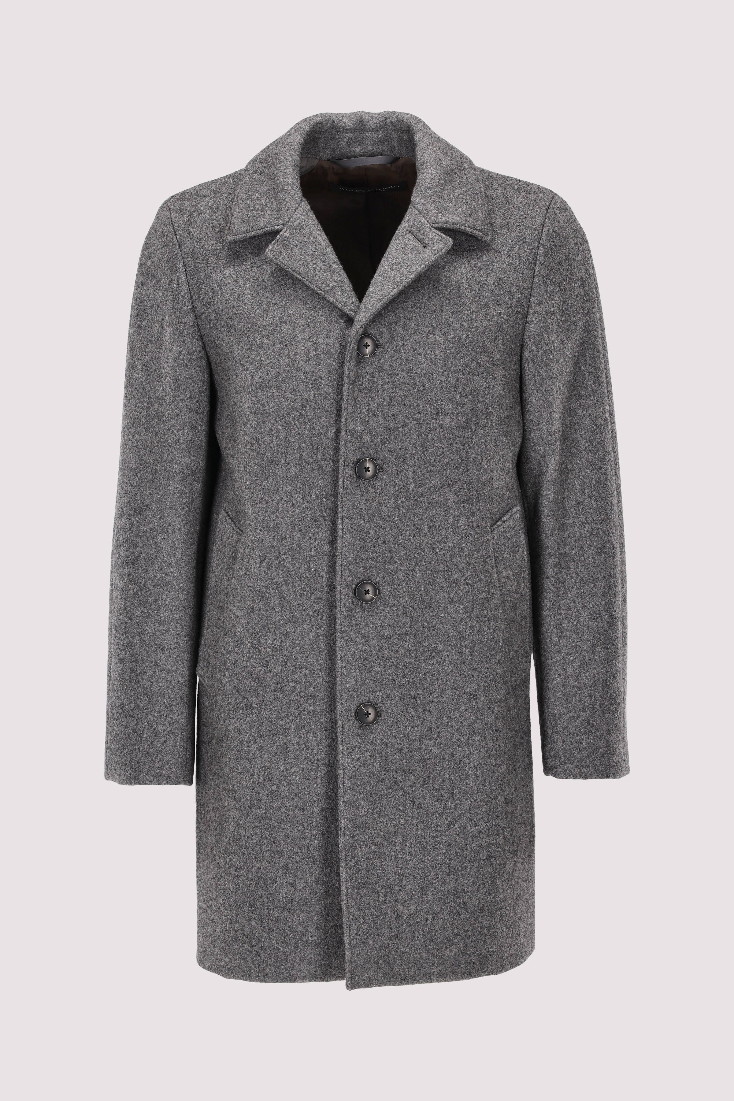 Coat, RWS-wool, slip-on lapel,