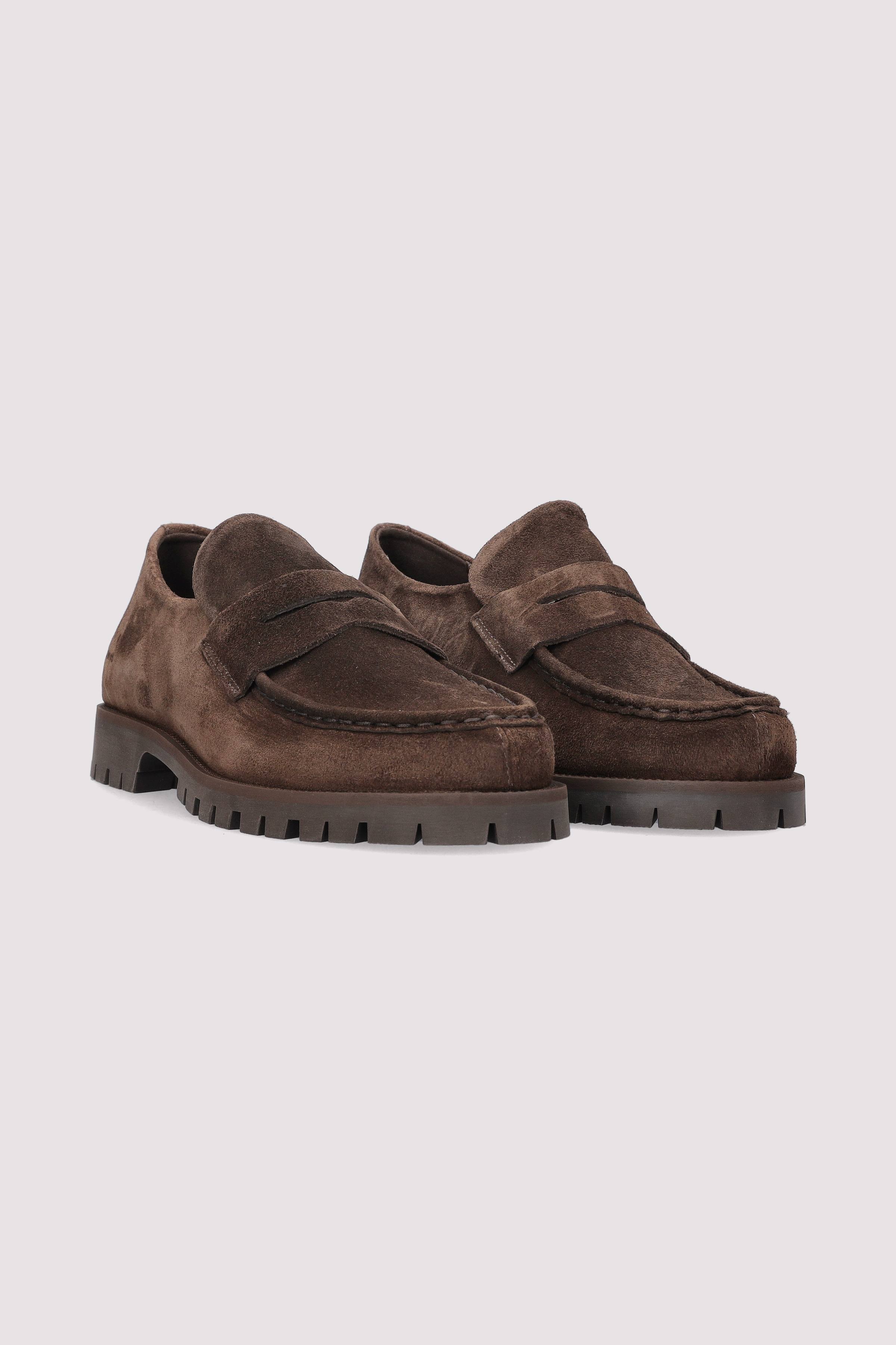 Copenhagen - Copenhagen Herren-Slipper Velours Braun