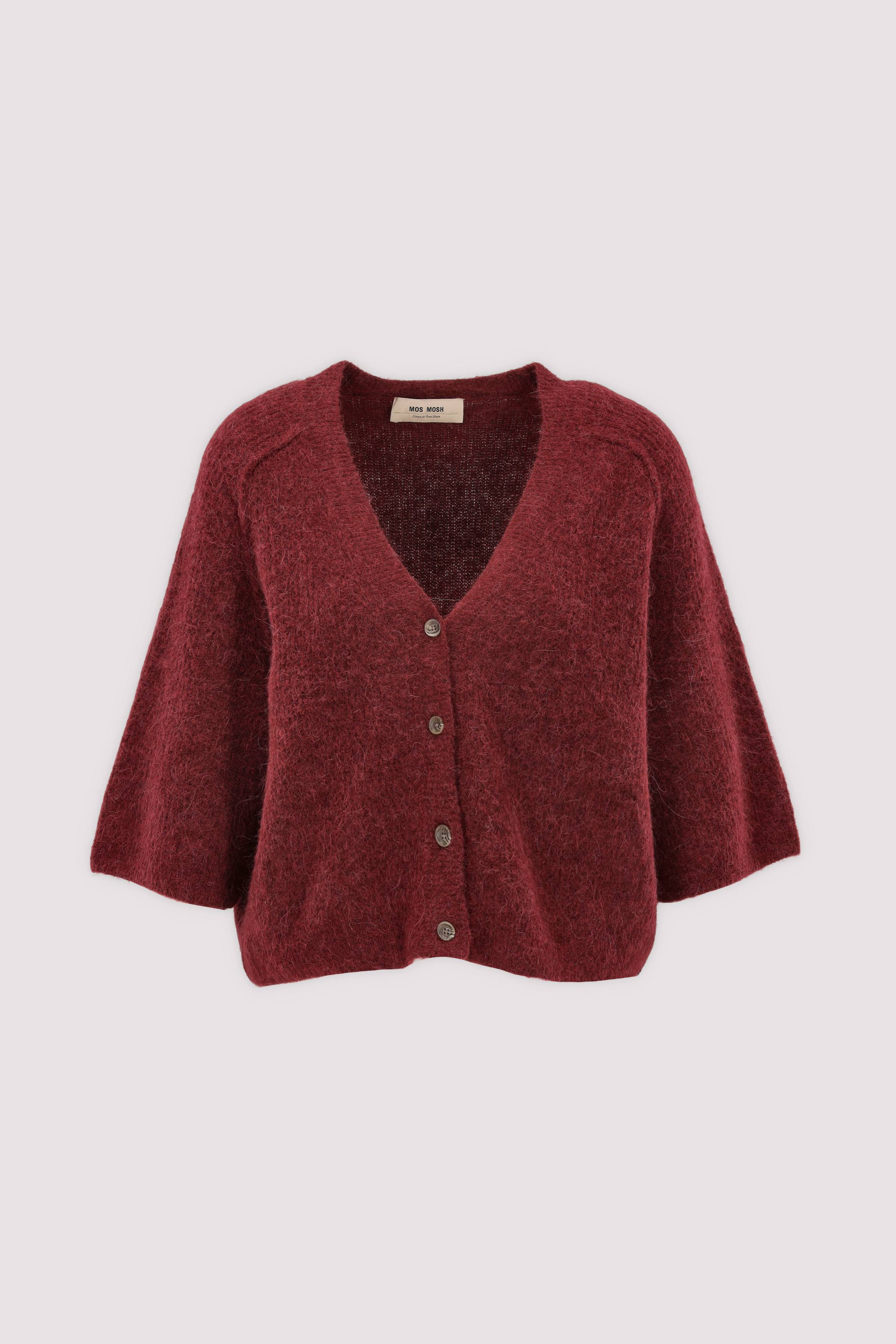 MosMosh Cardigan Cabernet