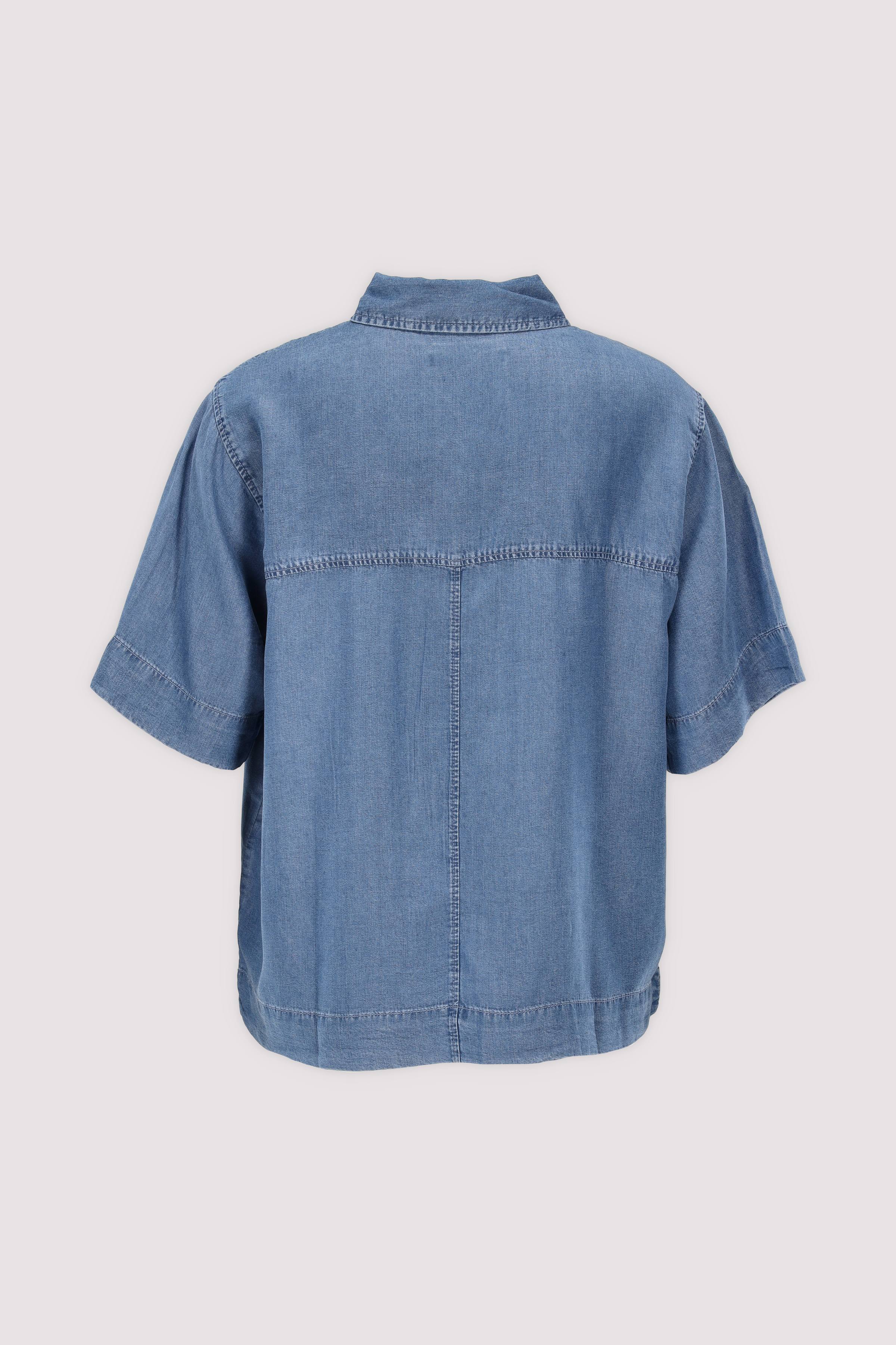 SLFJANNA OVERSIZE 2/4 POLO SHI