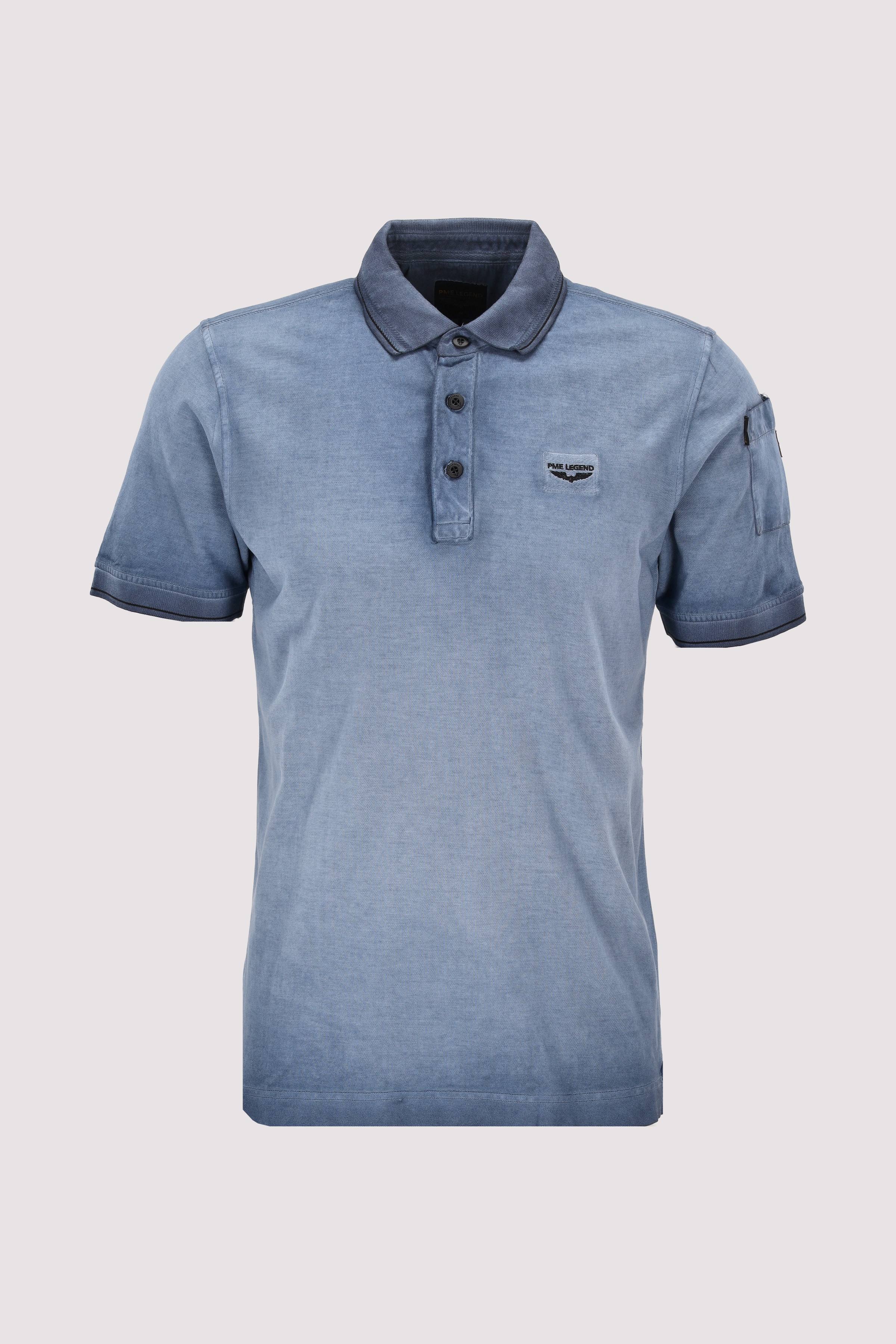 Short sleeve polo cold dye piq