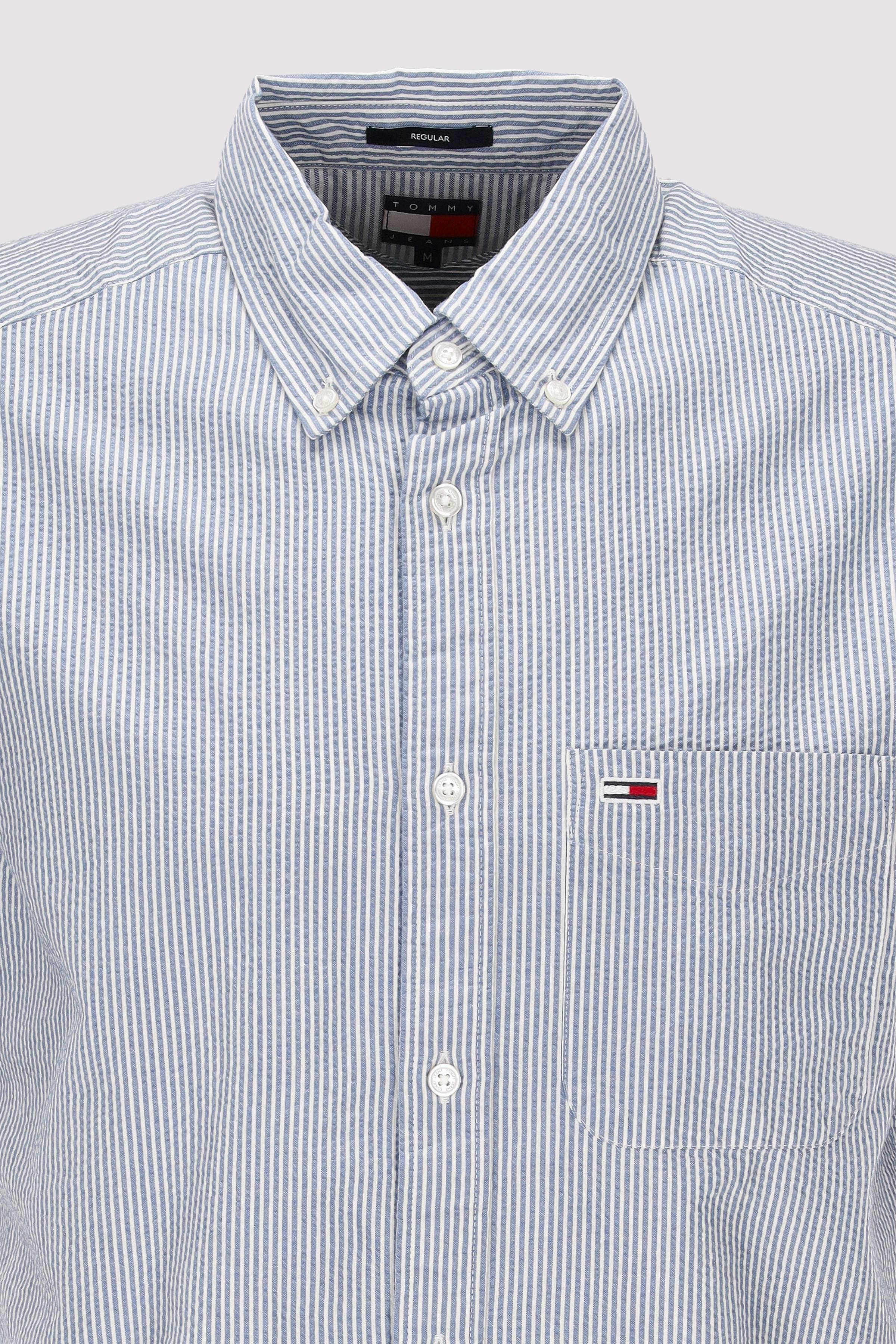 Tommy Jeans - TJM REG SEERSUCKER STP SS SHIR Tommy Jeans - TJM REG SEERSUCKER STP SS SHIR