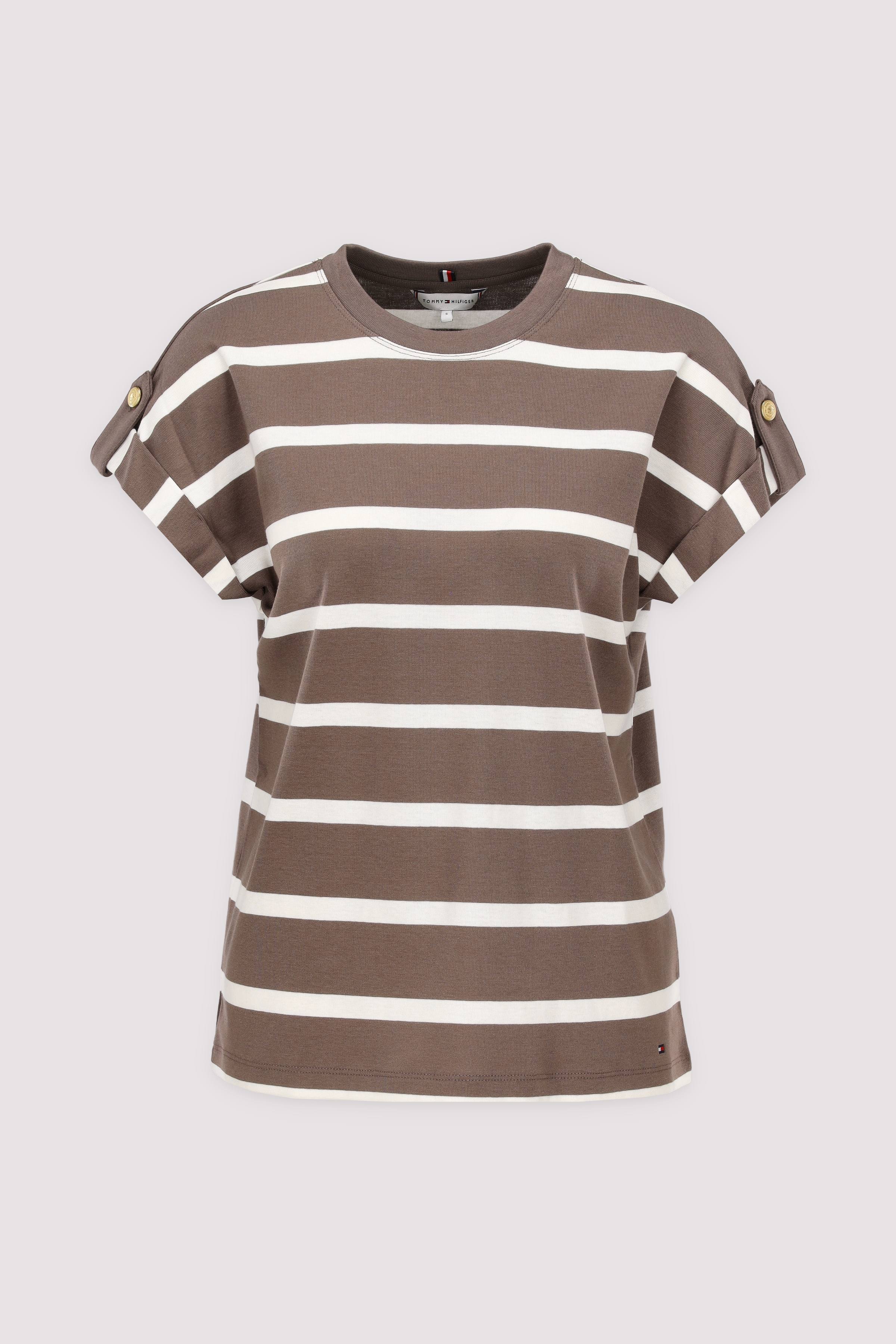 GOLD BUTTON MDRN C-NK SS TEE