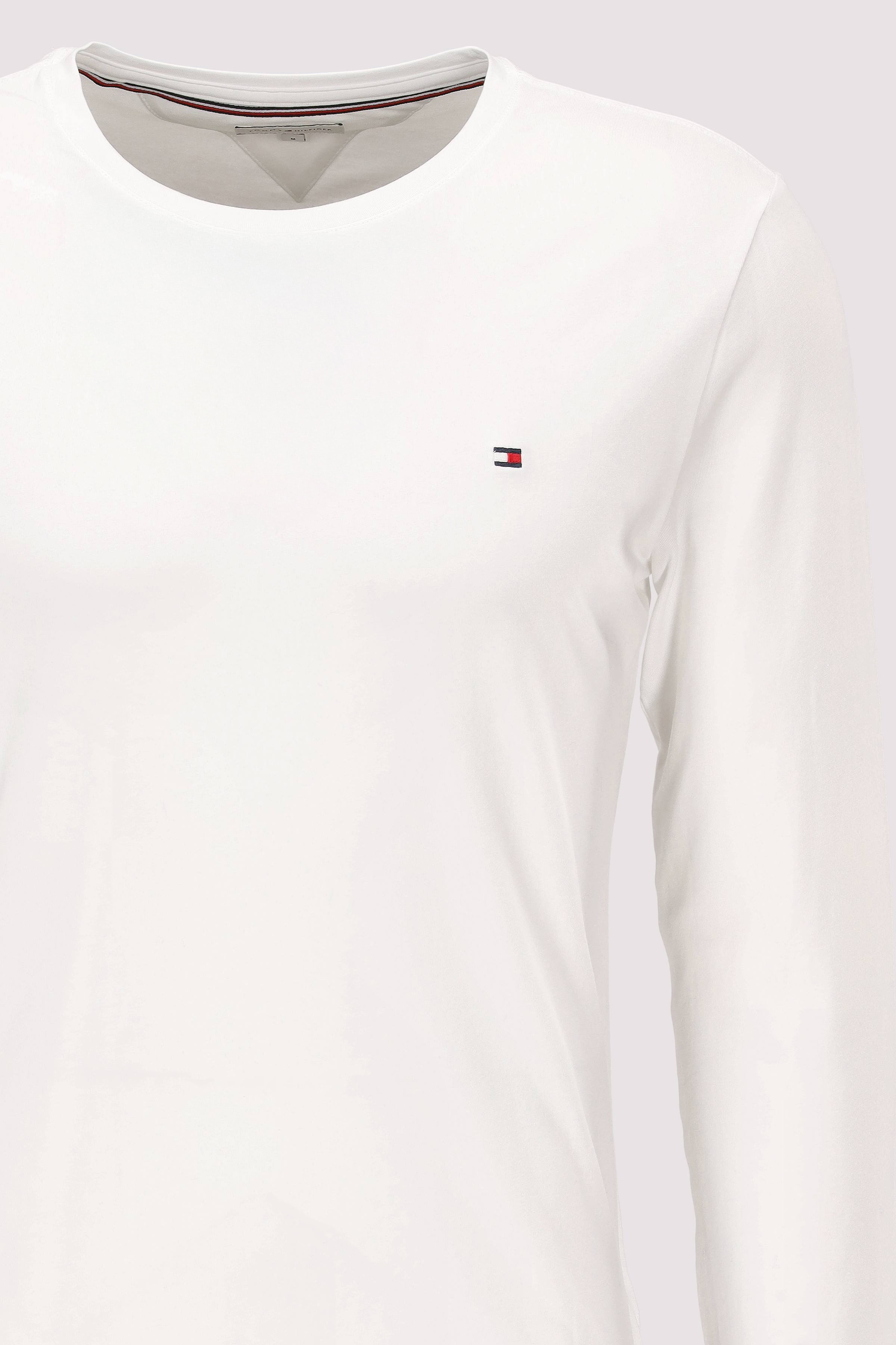 Tommy Hilfiger - Tommy Hilfiger Herren Longsleeve weiß