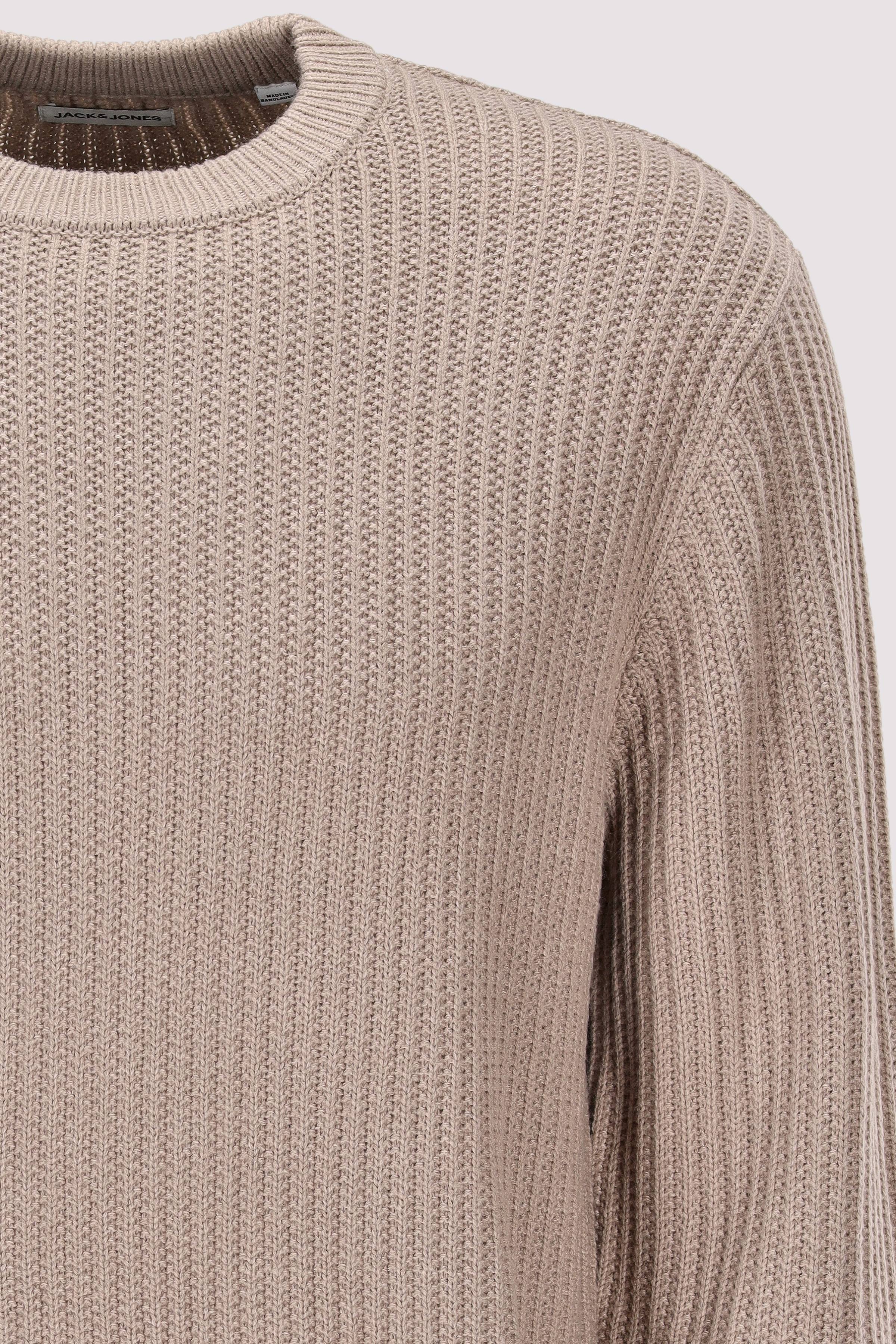 Jack and Jones - Jack and Jones Rundhalspullover grau