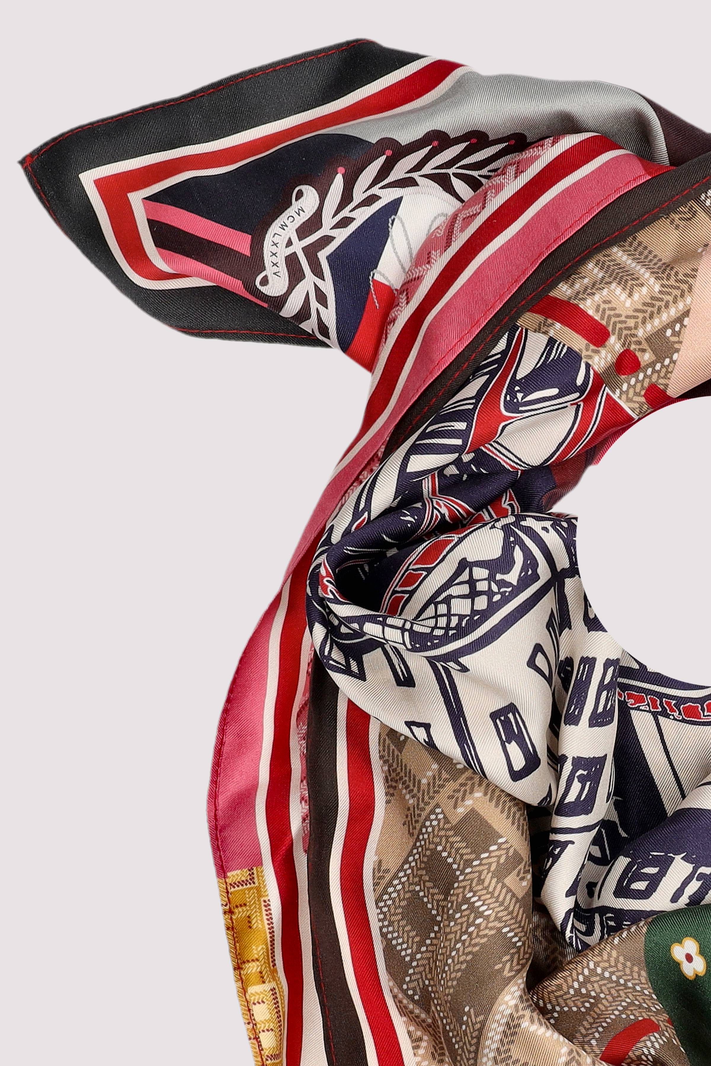 Beiger Seidenschal von Tommy Hilfiger