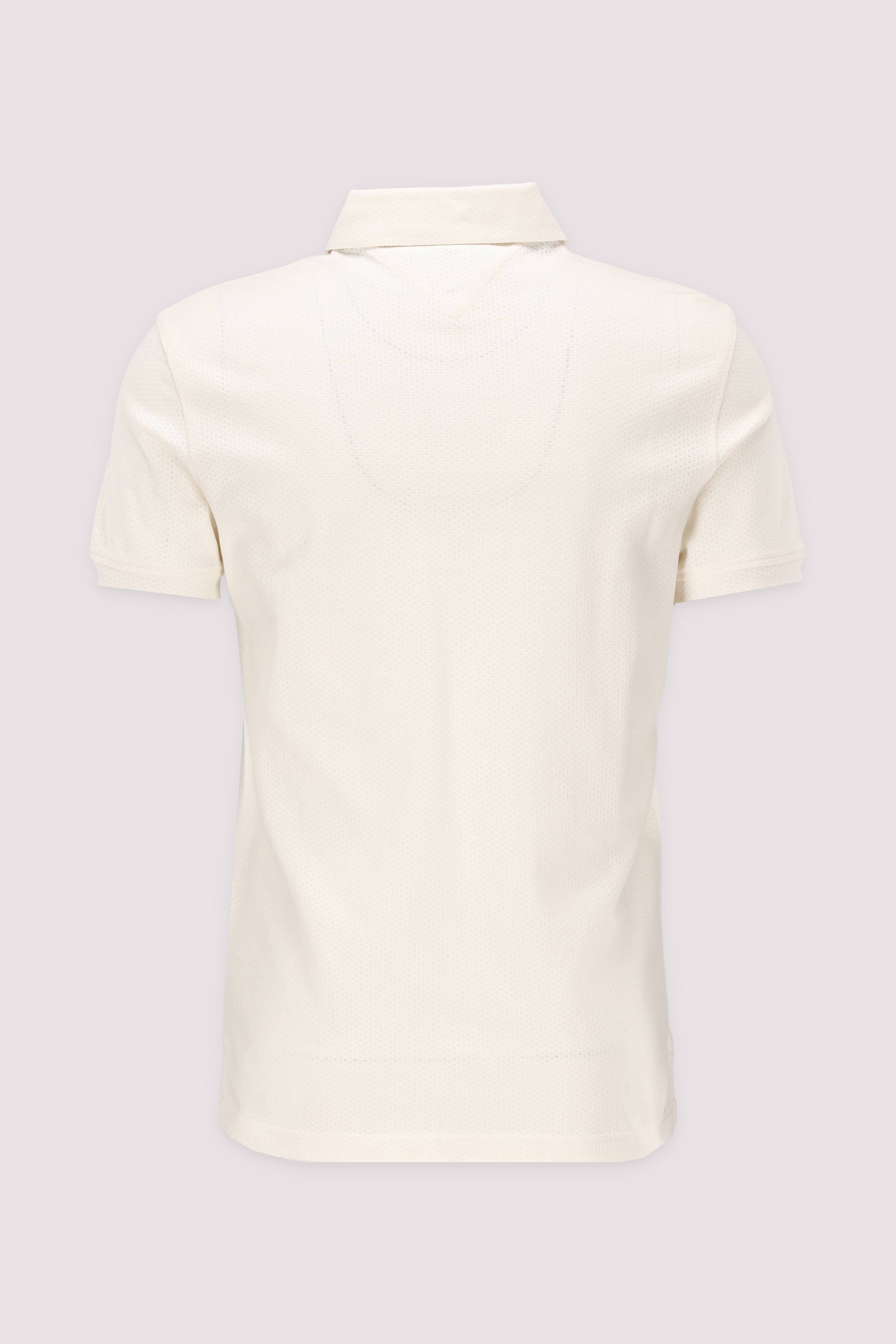 OPEN KNIT REG POLO