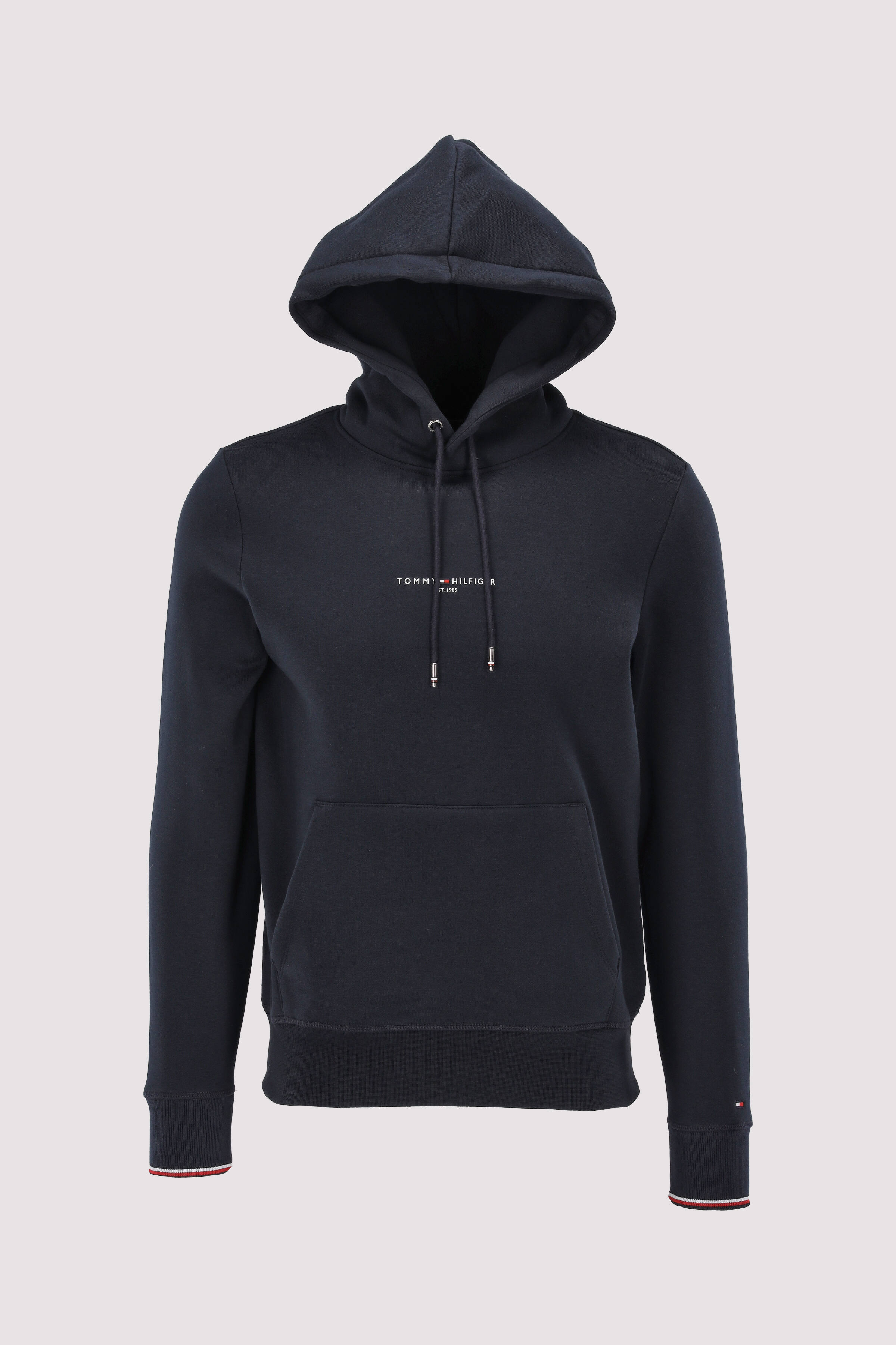 TOMMY LOGO TIPPED HOODY | Blue | M | 8720645205692