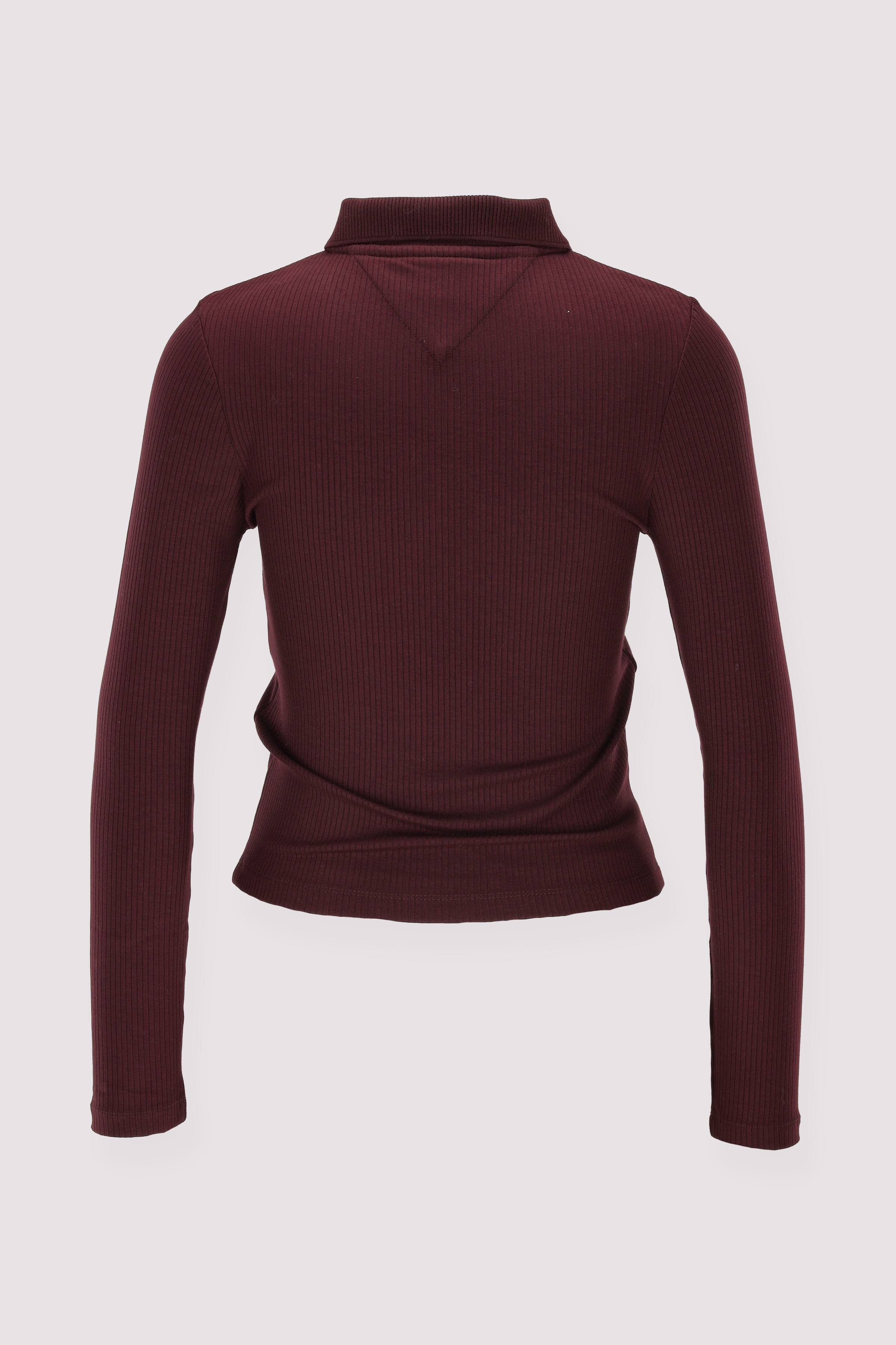 Tommy Hilfiger Langarm-Poloshirt rot