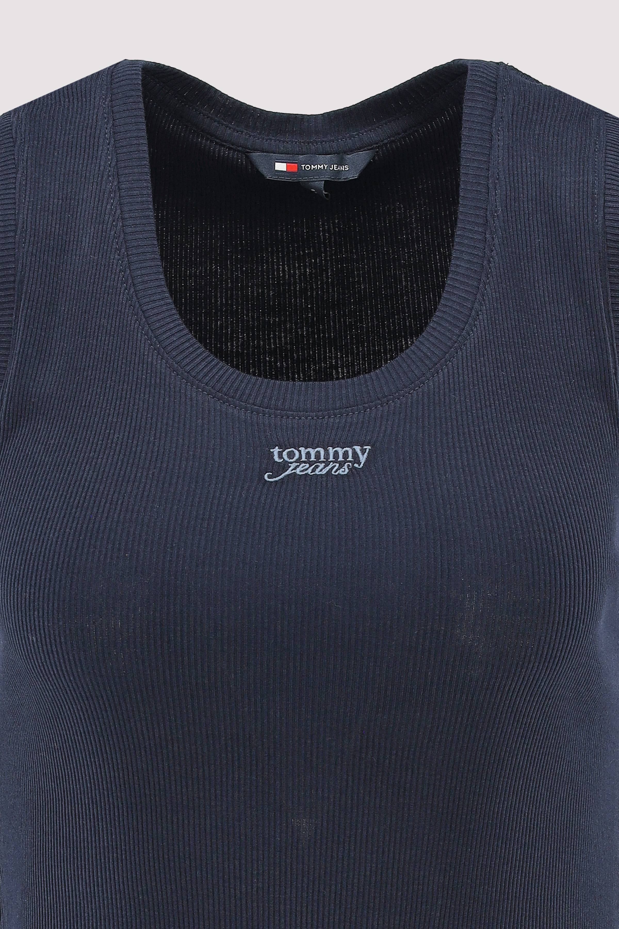 Tommy Jeans - TJW SLIM SCRIPT RIB TANK TOP