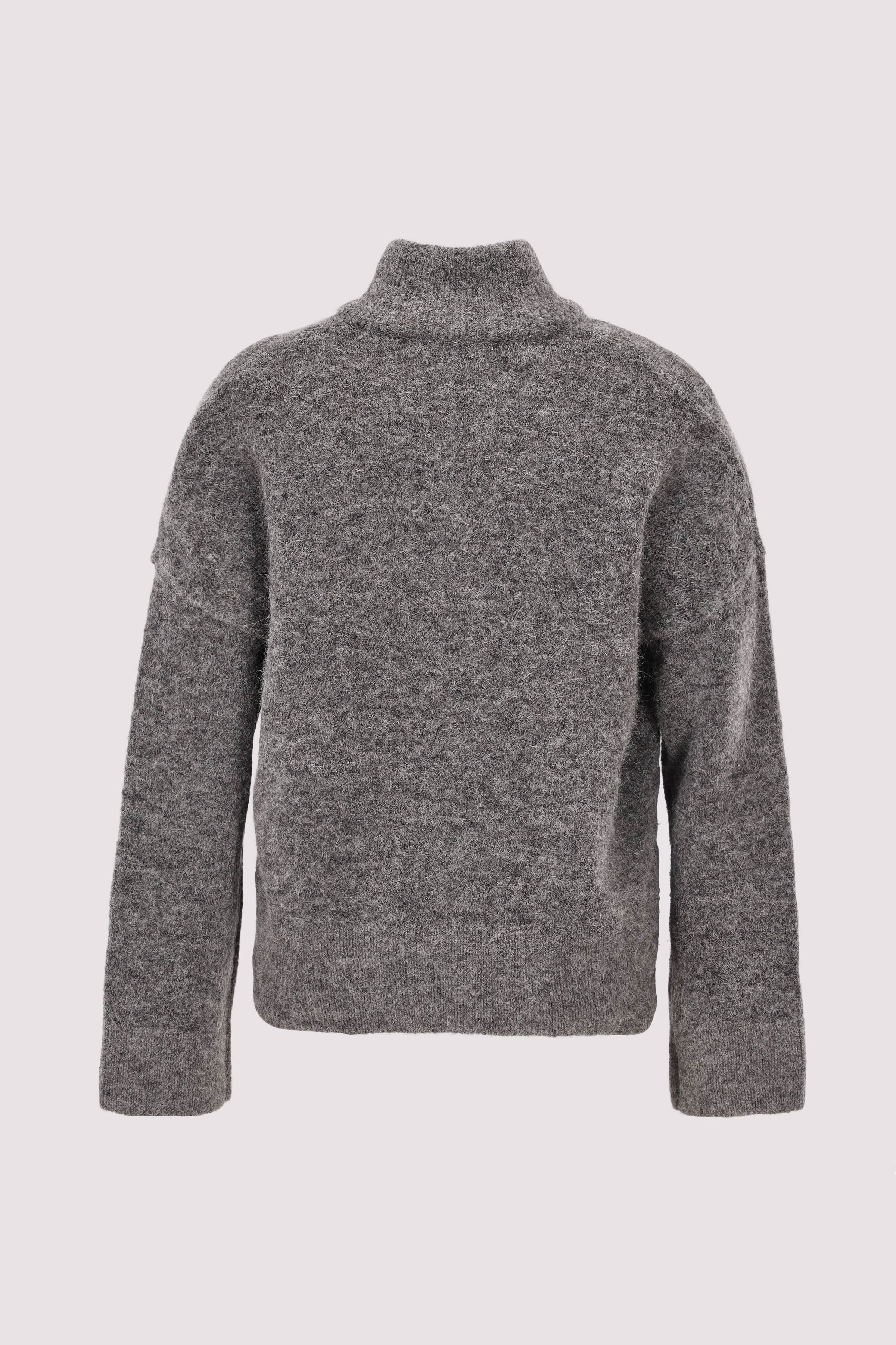 SLFSIA RAS LS KNIT ZIPPER CARD