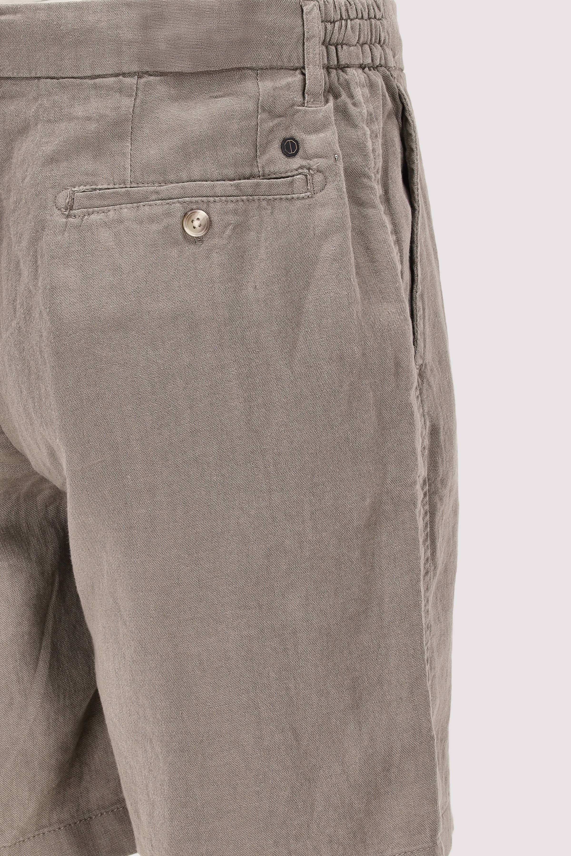 Dstrezzed - Dstrezzed Leinenshorts Braun Herren